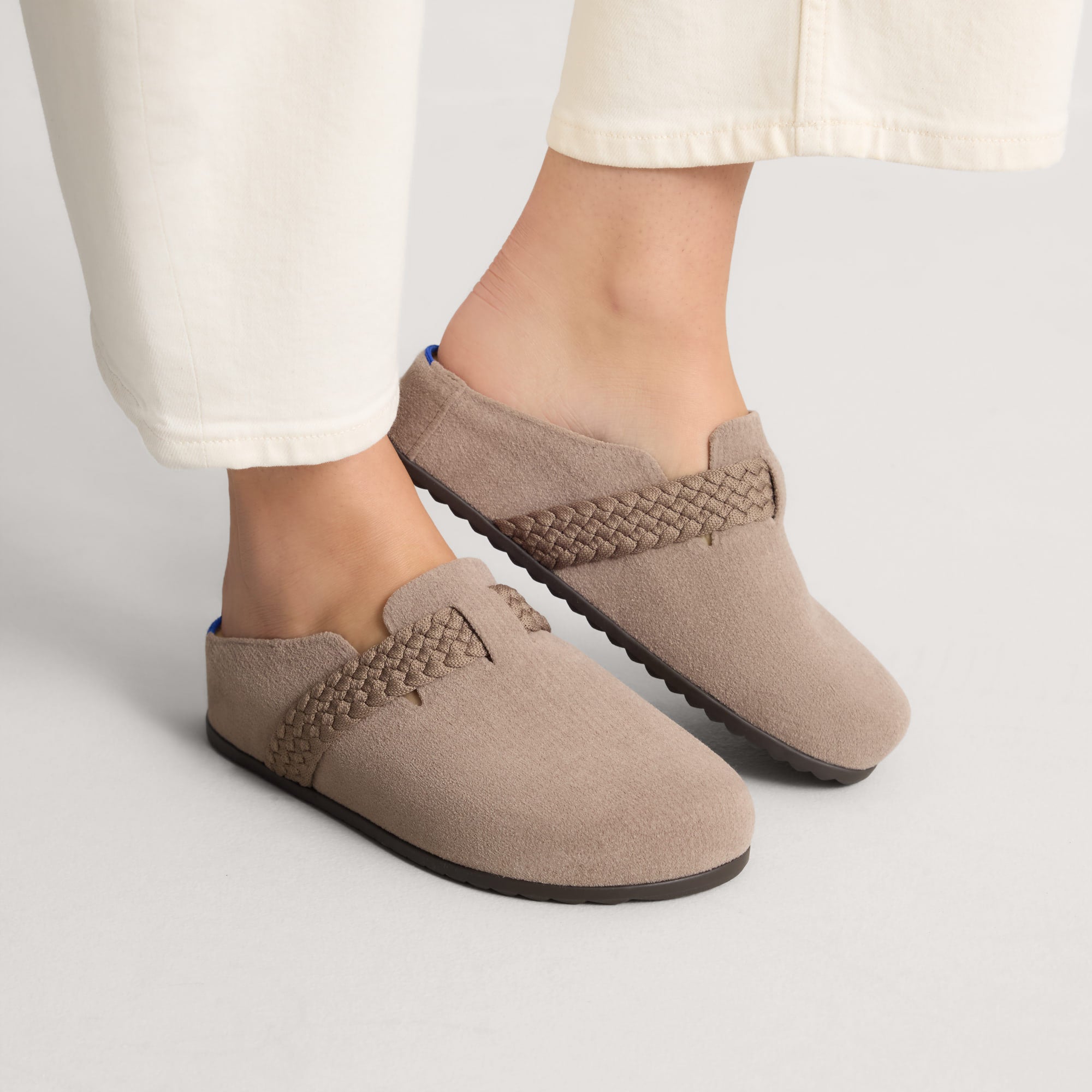 Rothy's The Braid Clog zoccoli donna Sparrow beige