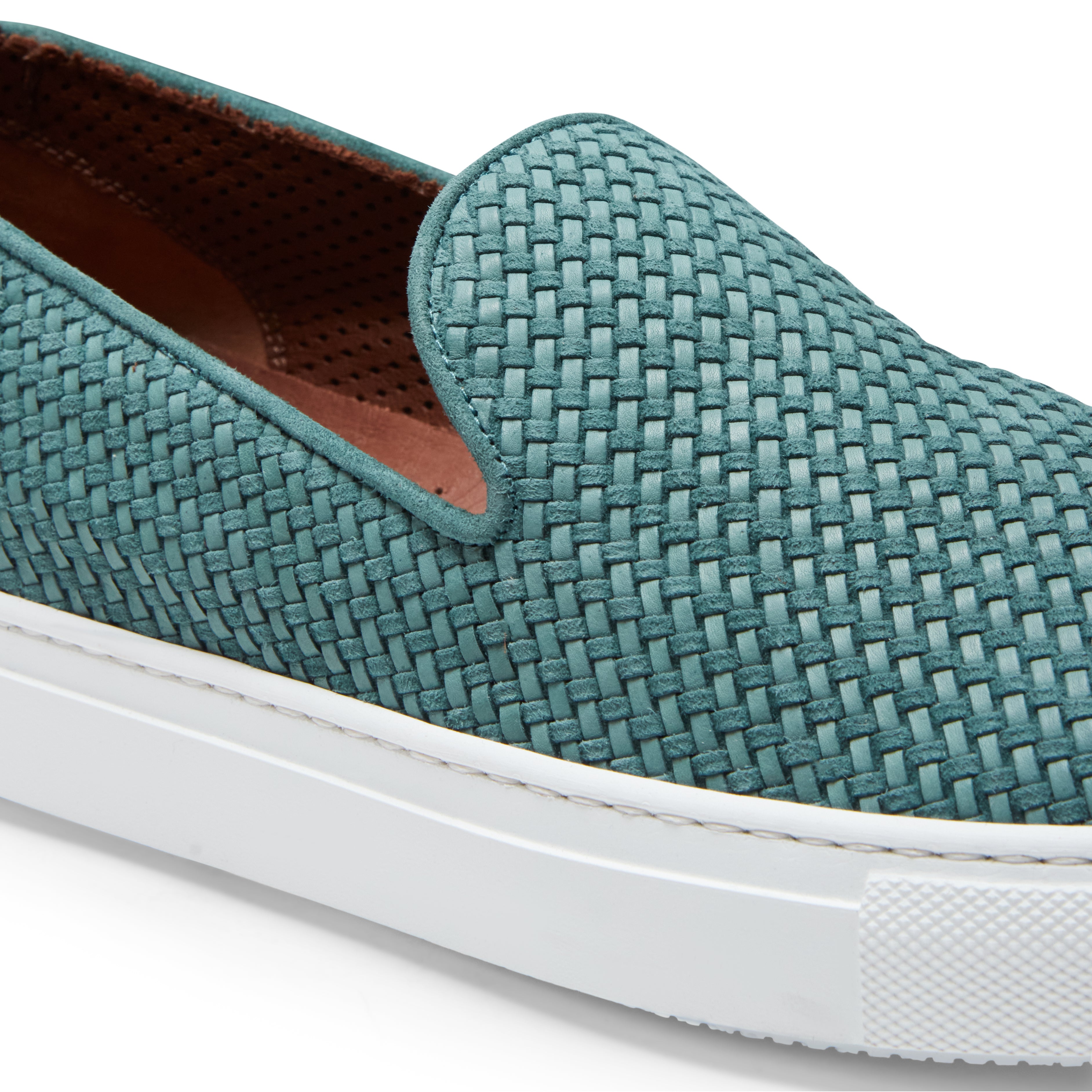 F.lli Rossetti 46056 Slipper Suede Verde Bottiglia Intreccio