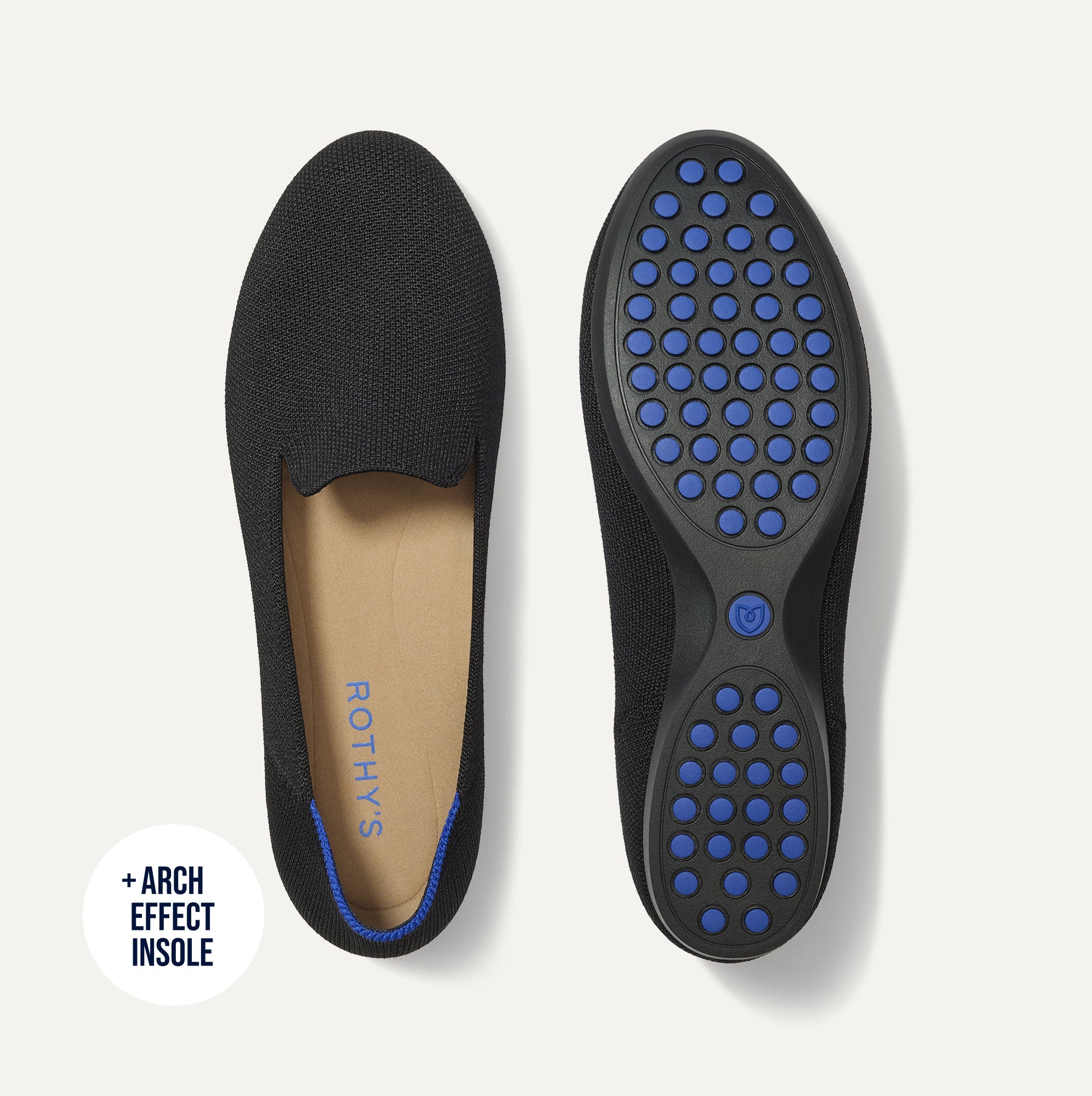 Rothy's The Daily Loafer mocassini donna Black neri knit