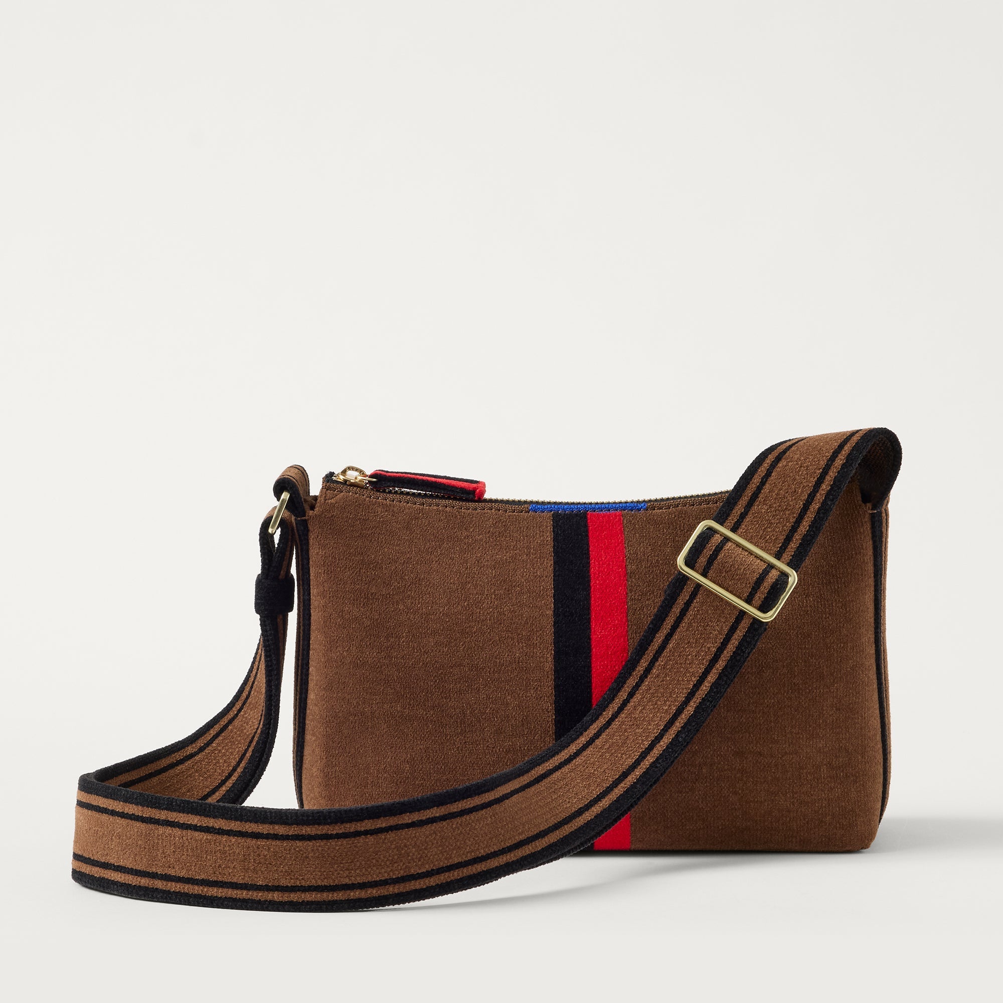 Rothy's The Casual Crossbody tracolla Cinnamon Stripe revelvet