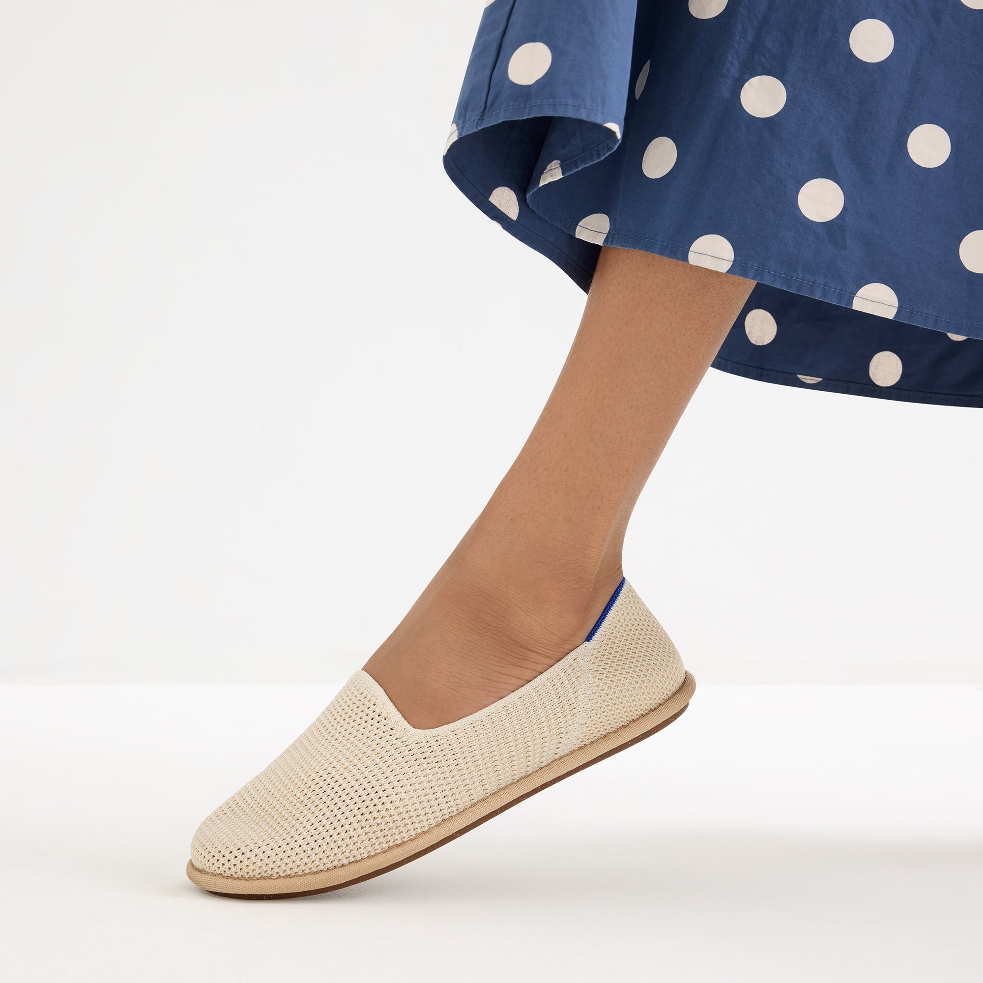 Rothy's The Cruiser Loafer mocassini donna White Raffia-Knit knit