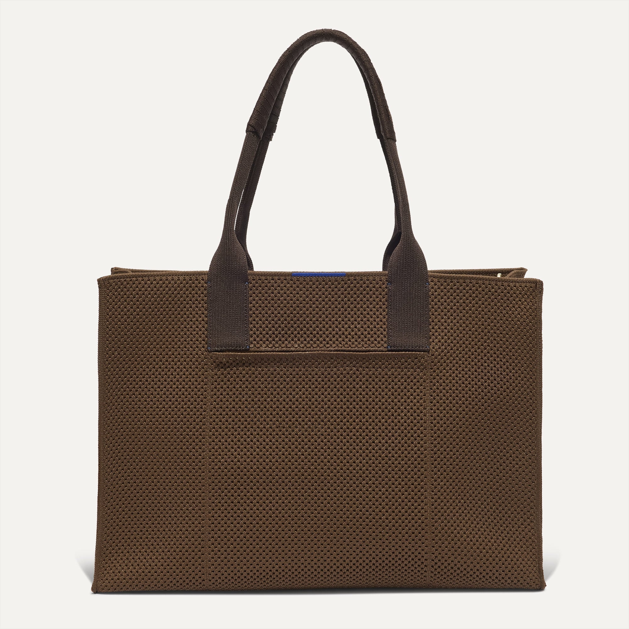 Rothy's The Classic Tote borsa Cinnamon Open-Knit con zip