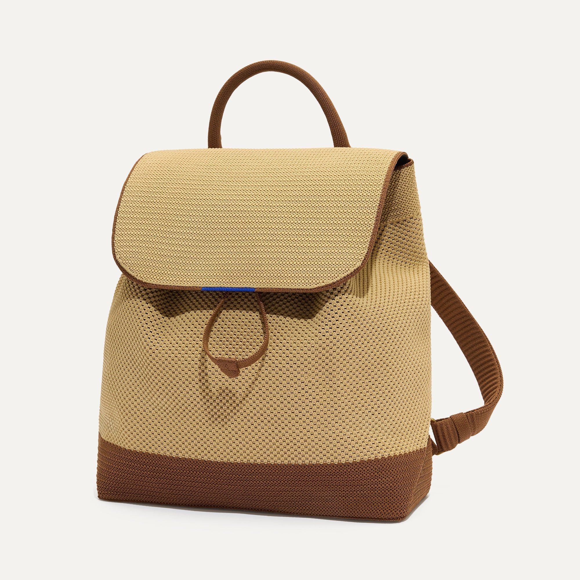Rothy's The Cinch Backpack zaino Brown Butter traforato