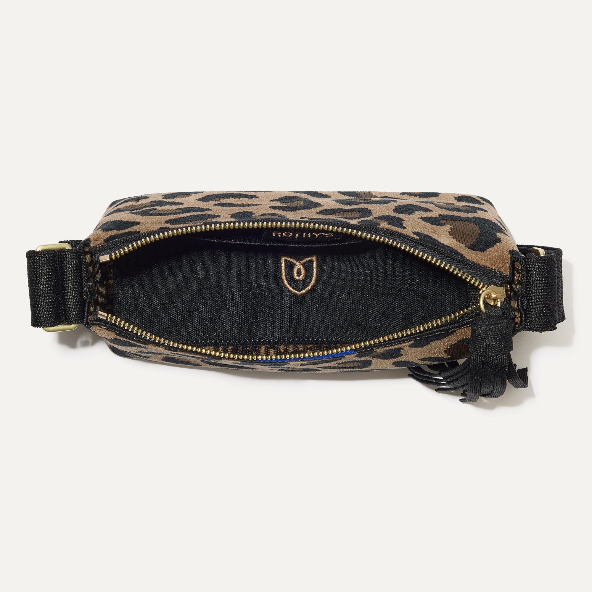 Rothy's The Casual Crossbody borsa a tracolla ReVelvet Cat leopardo