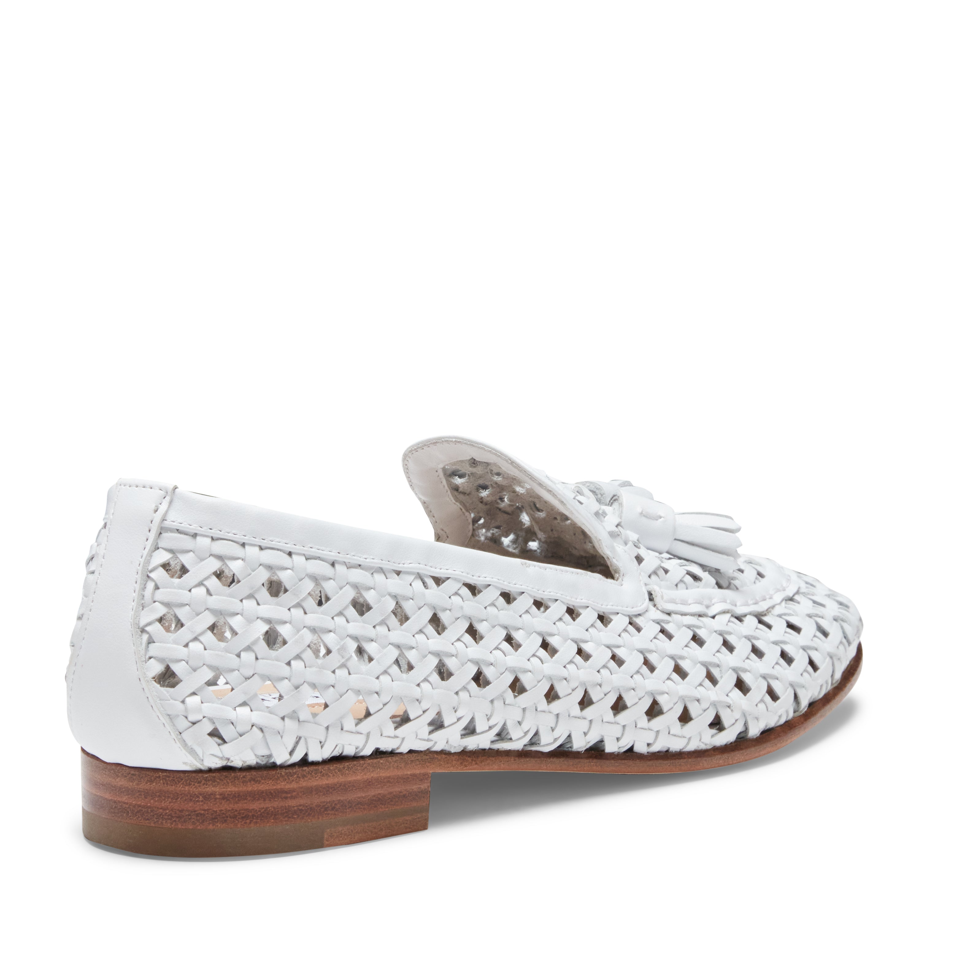 F.lli Rossetti Brera Mocassino Pelle Intrecciata Bianco