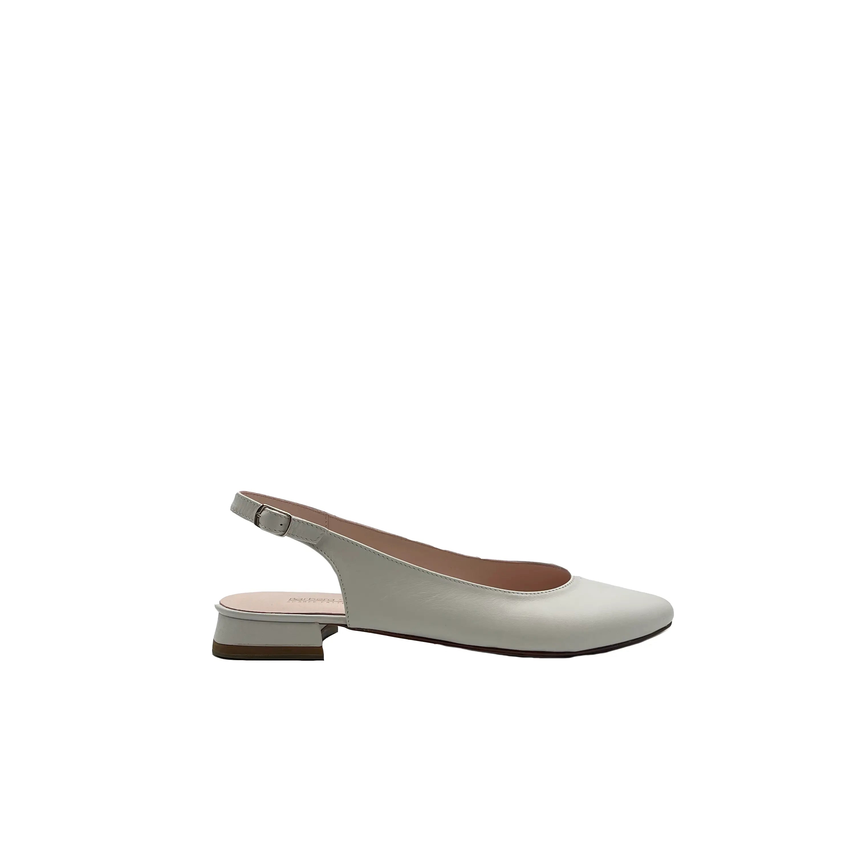 Sandro Barbera & Figli Stringate Donna 254 sandalo bianco pelle