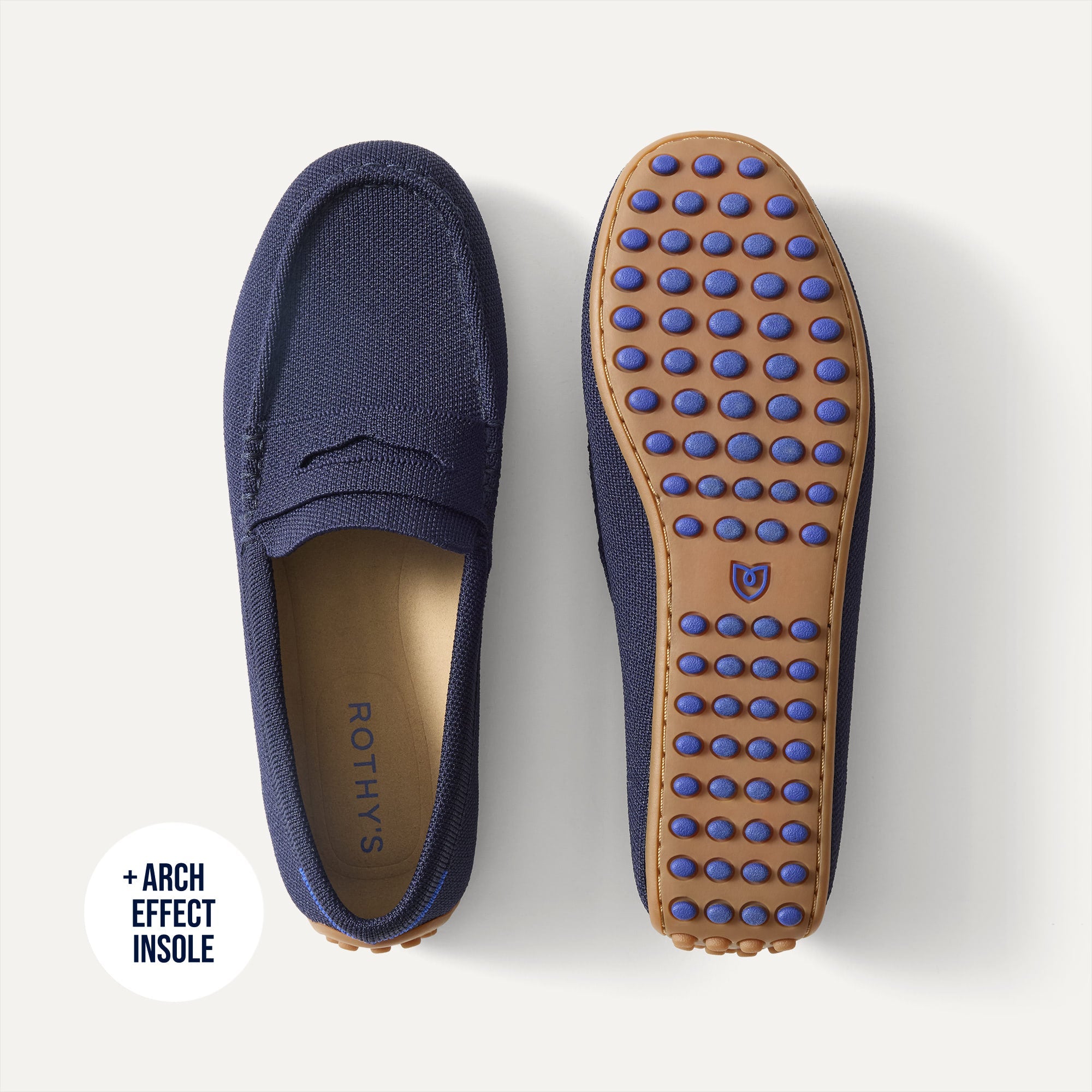 Rothy's The Daily Driver mocassini donna blu Navy