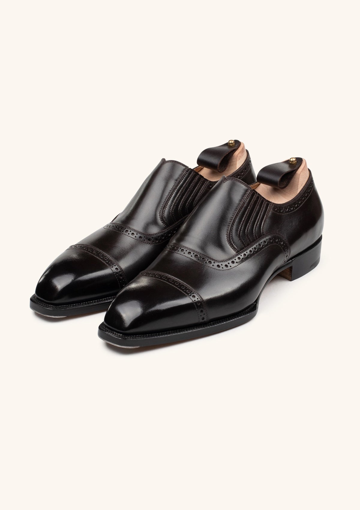 Stefano Bemer Lazy Man T4910 oxford marrone scuro pelle