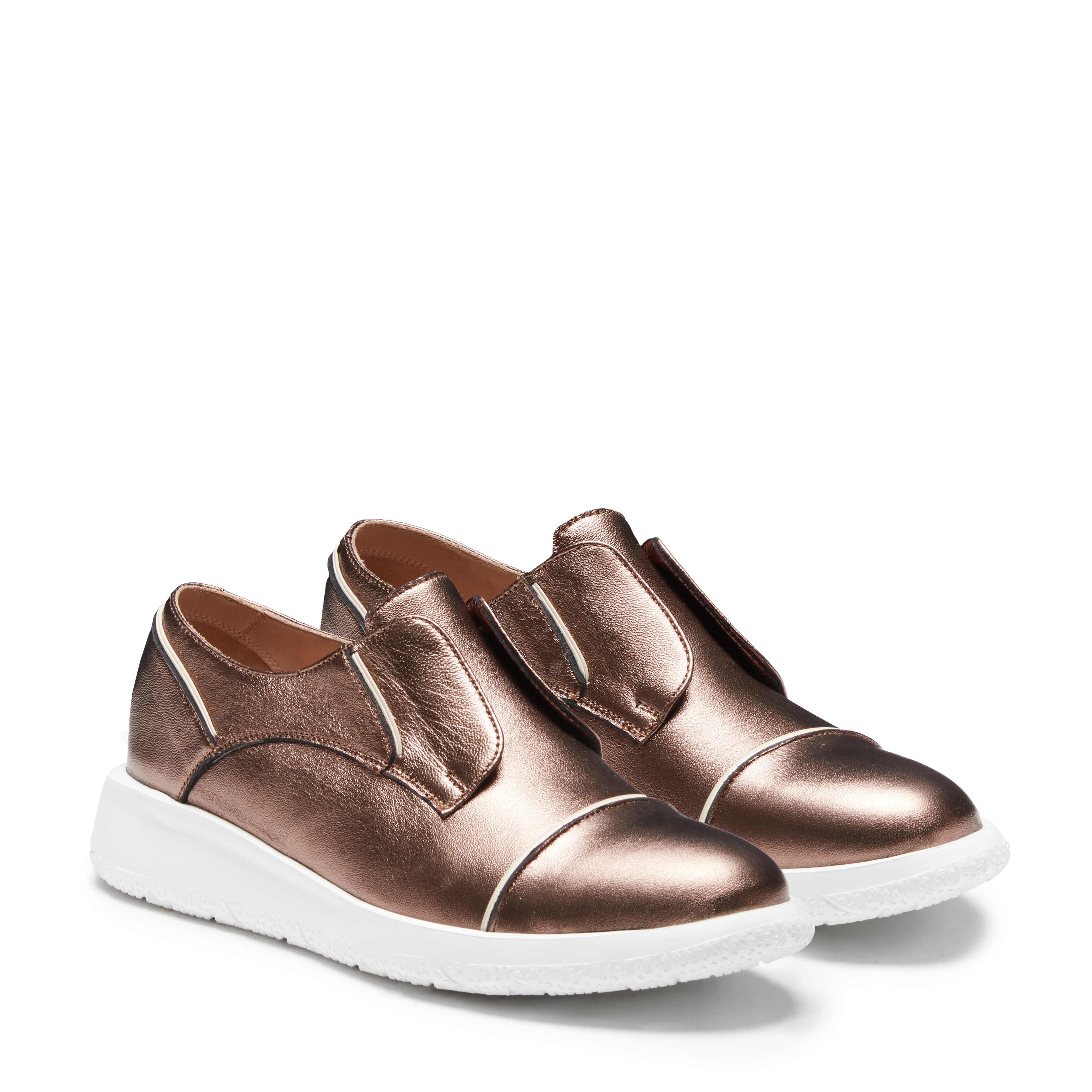 F.lli Rossetti 77194 Sneaker Donna Pelle Bronzo Metallizzato