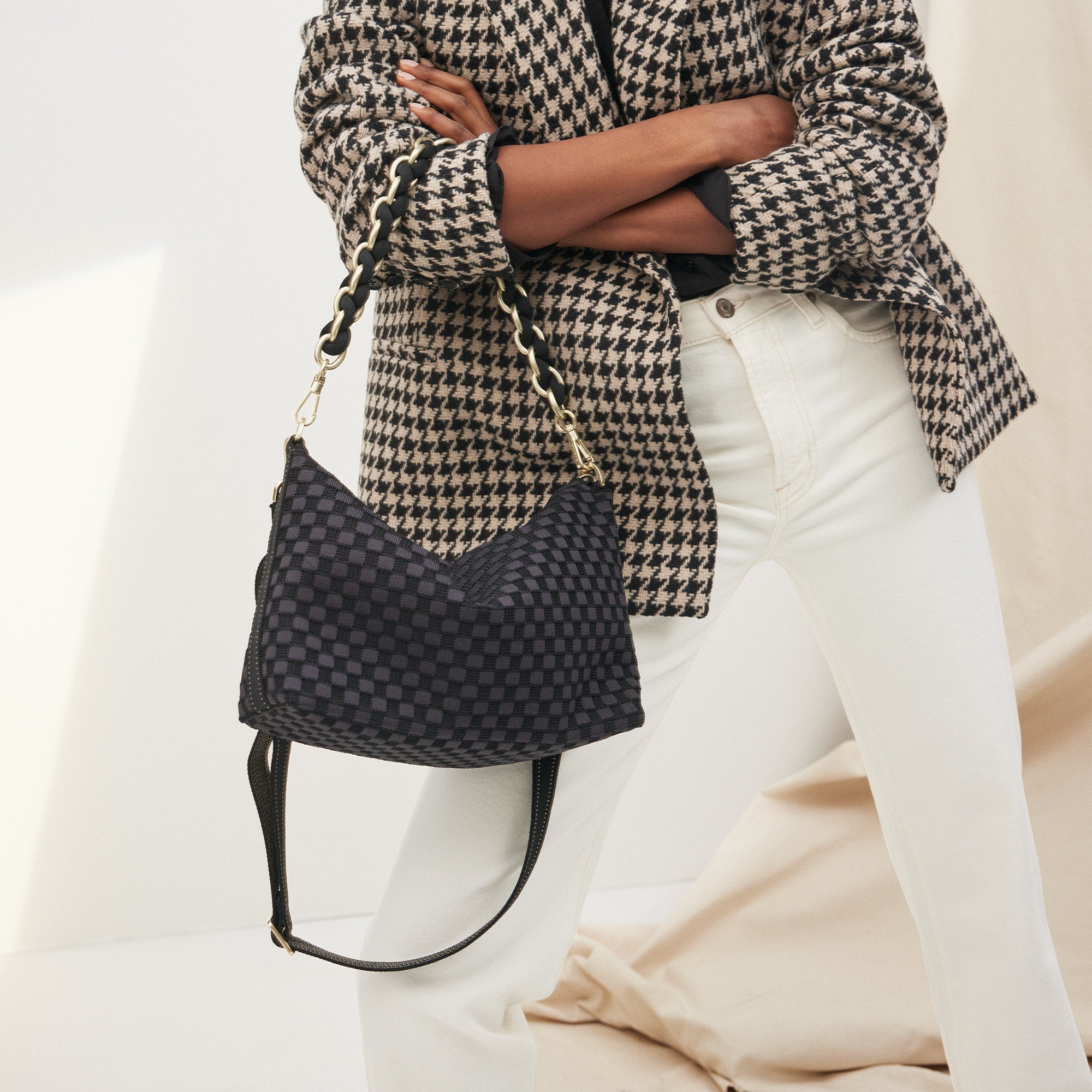 Rothy's The Daily Crossbody borsa a tracolla Black Sand
