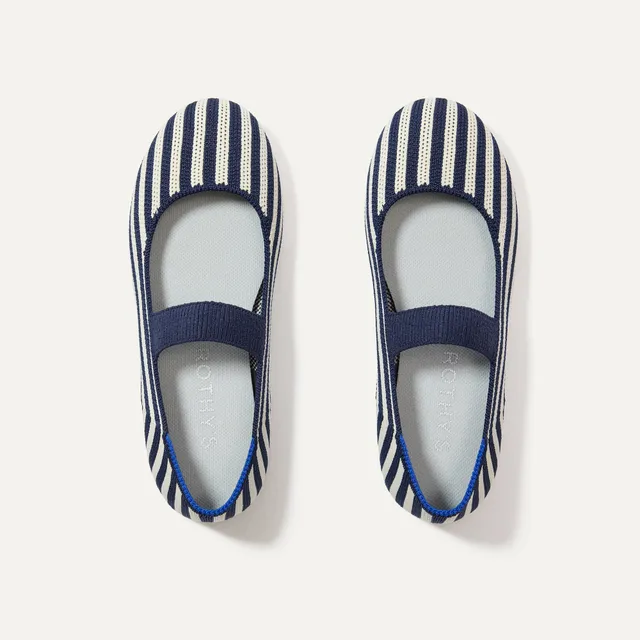 Rothy's The Kids Mary Jane scarpe bambina Sailor Stripe righe