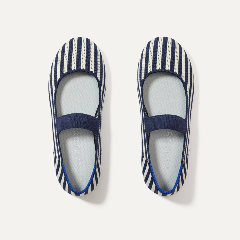 Rothy's The Kids Mary Jane scarpe bambina Sailor Stripe righe