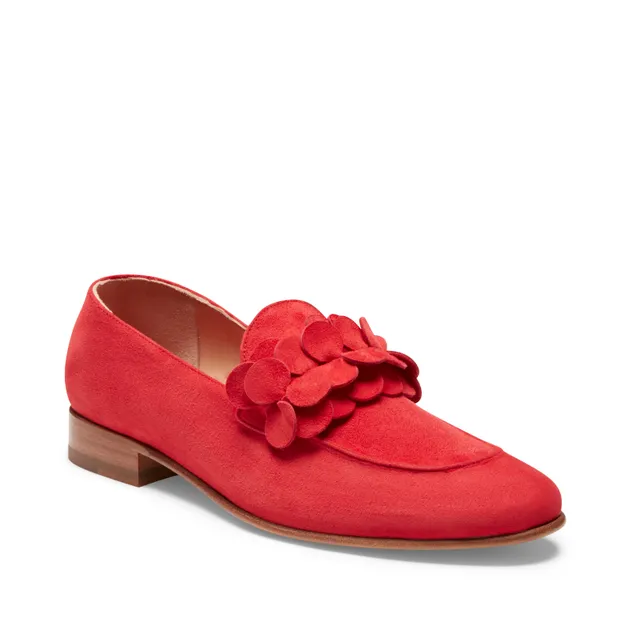 F.lli Rossetti 68258 Mocassino Donna Suede Rosso Cuoio