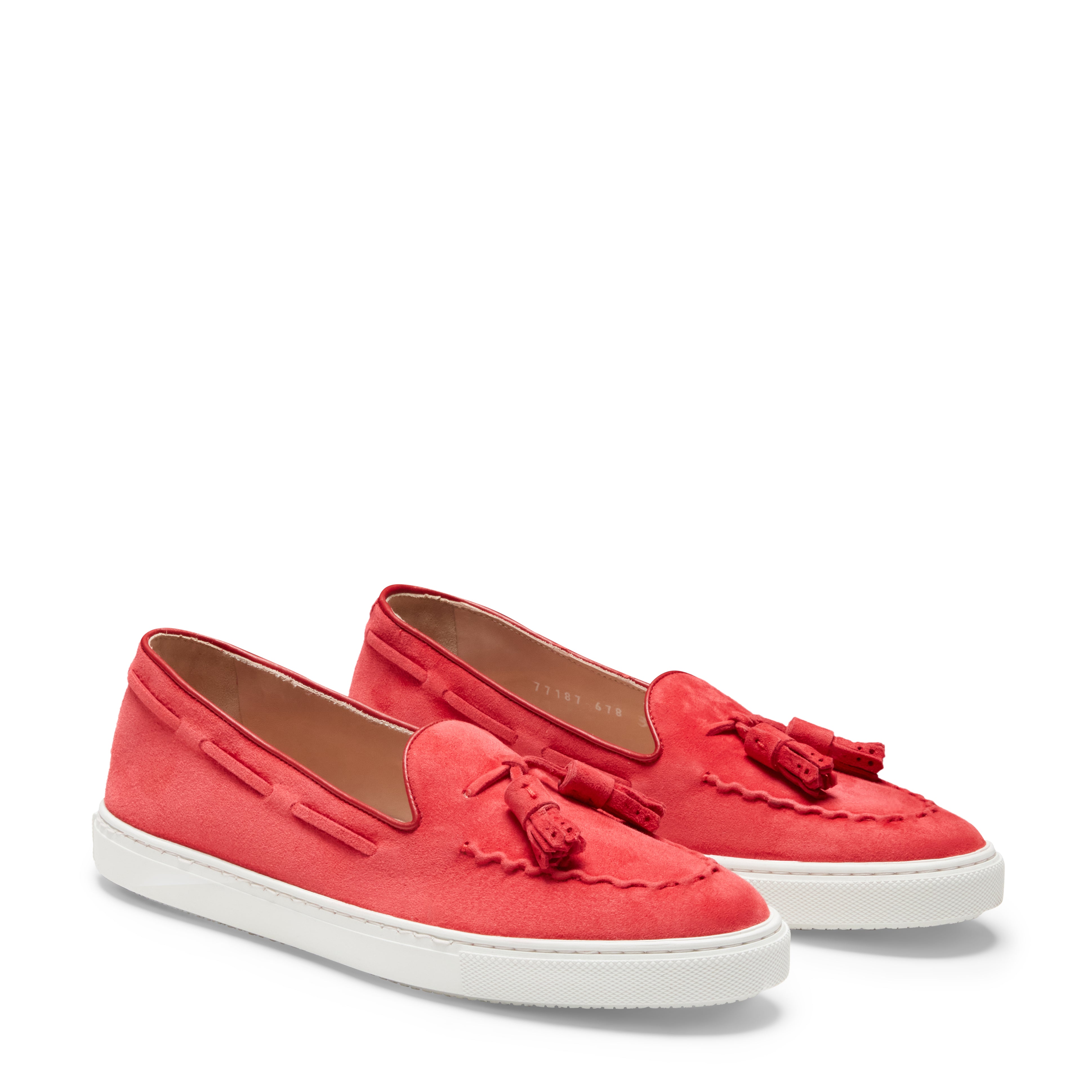 F.lli Rossetti Brera Sport 77078 mocassino donna rosso suede