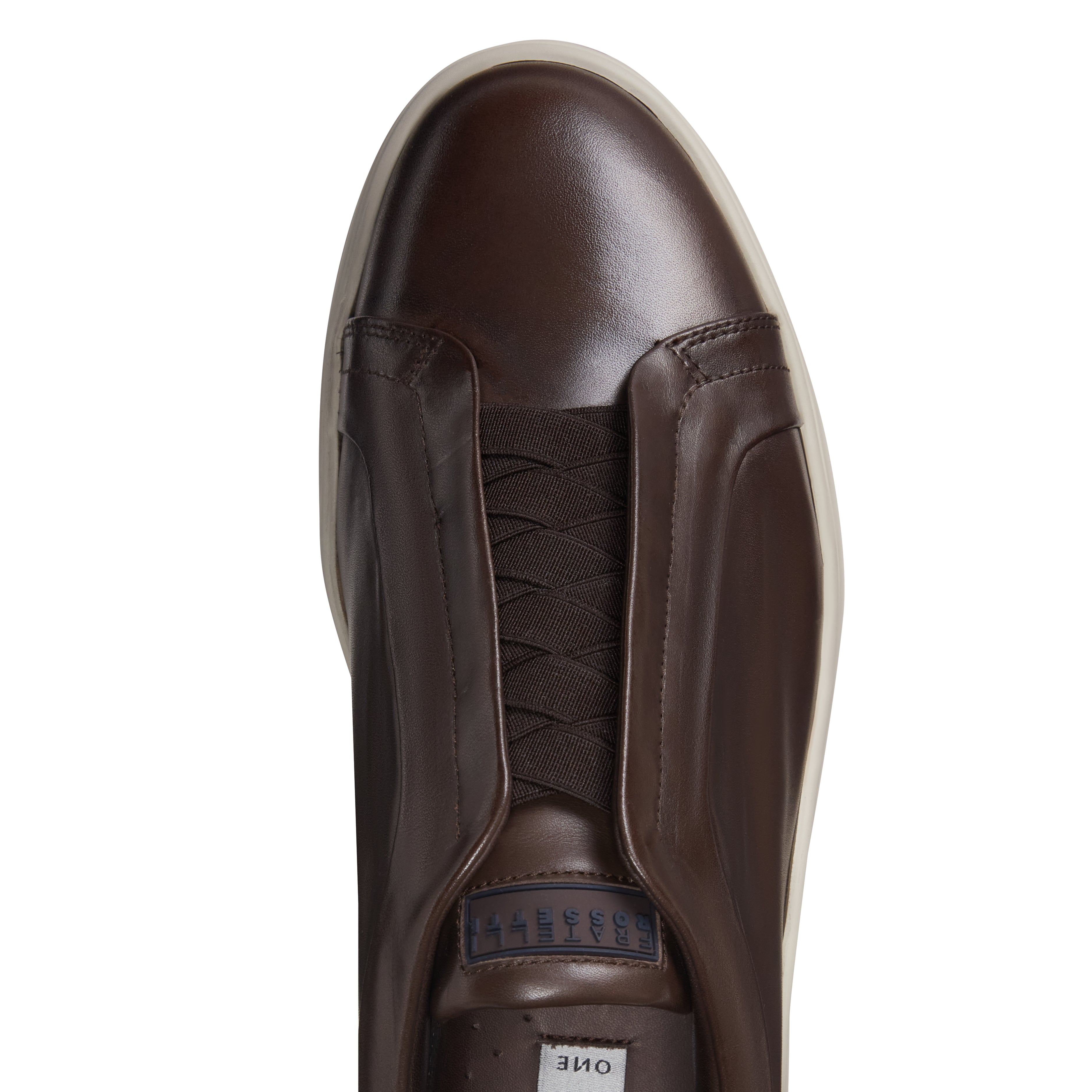 F.lli Rossetti 46839 sneaker pelle ebano slipper