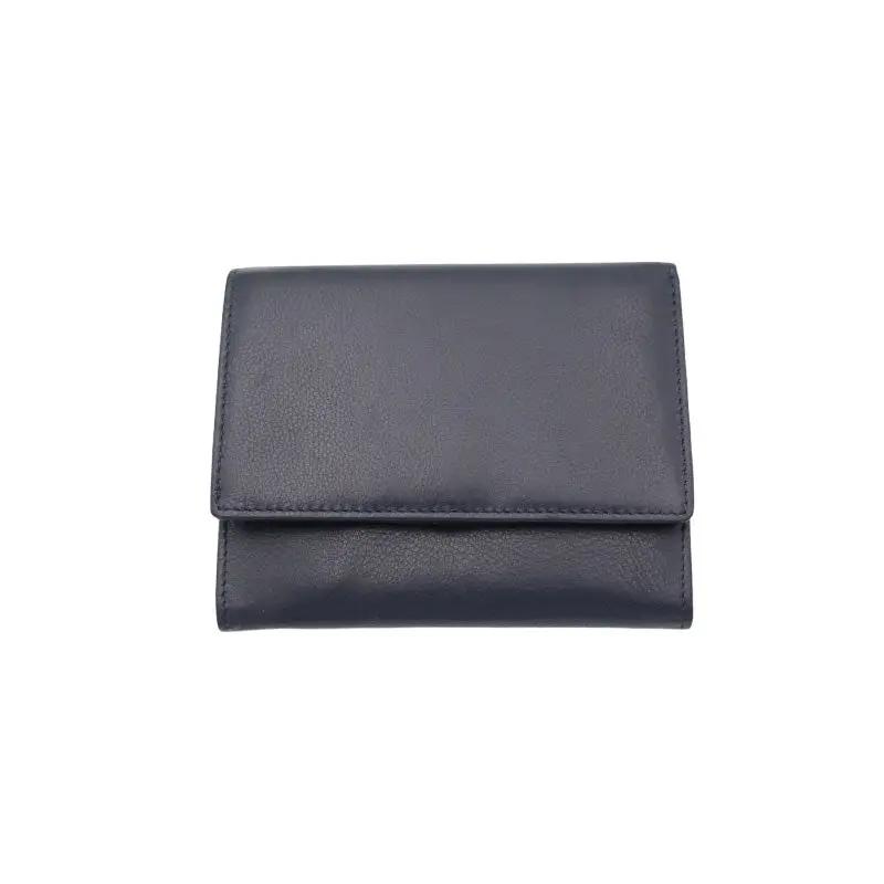 Sandro Barbera Portafogli portafoglio donna blu pelle nappa
