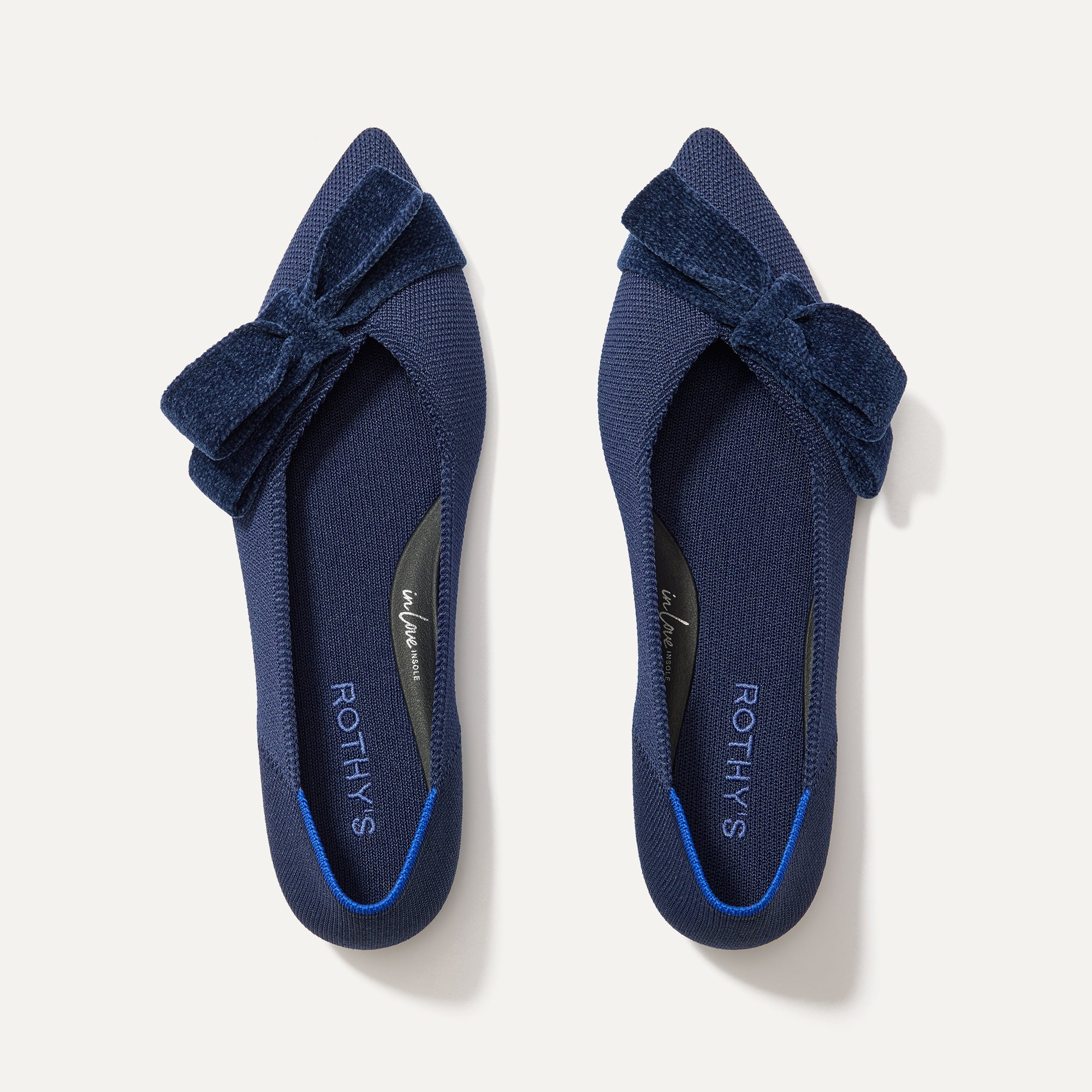 Rothy's Bow Point II ballerine Siren punta fiocco