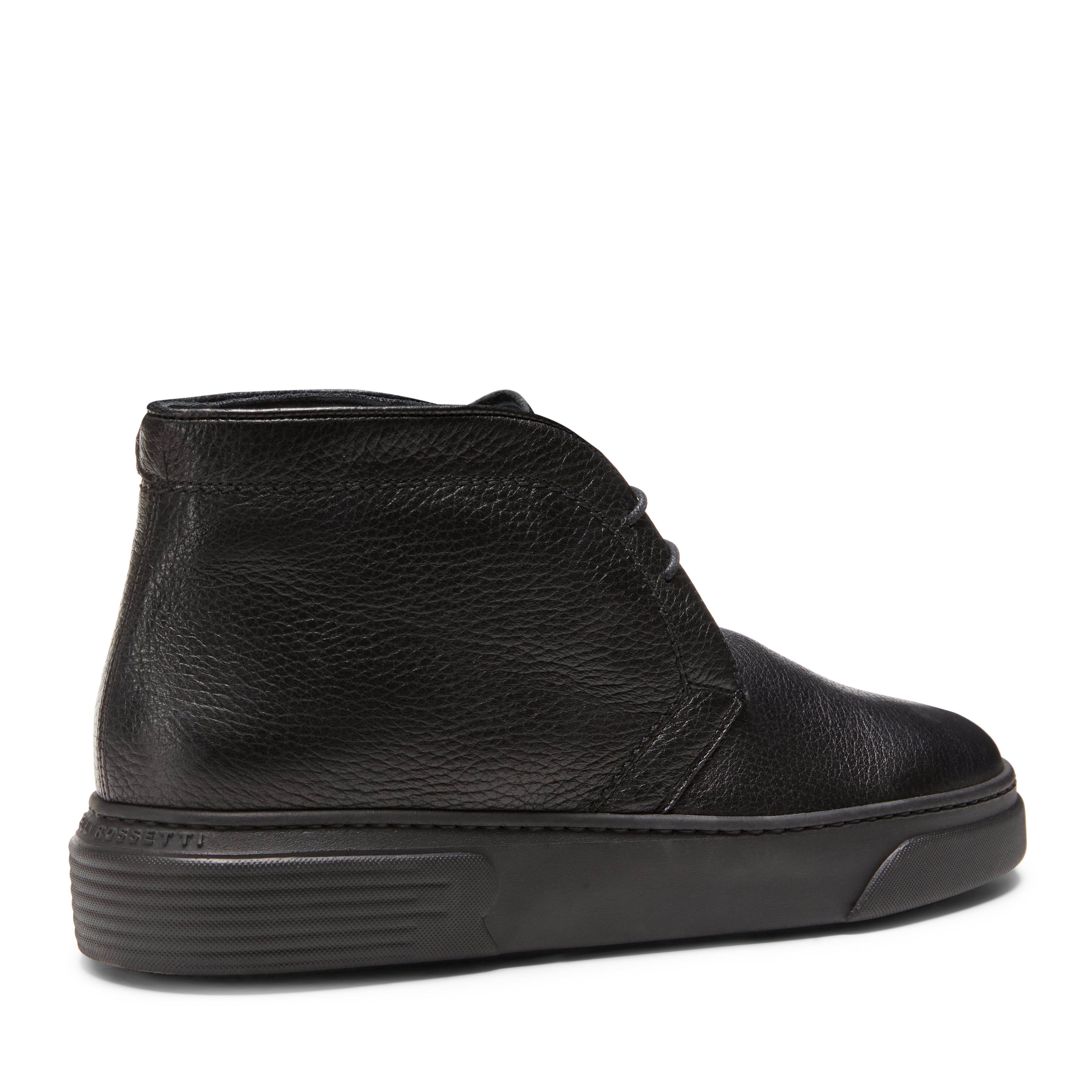 F.lli Rossetti 47055 Desert Boot Uomo Nero Scamosciato