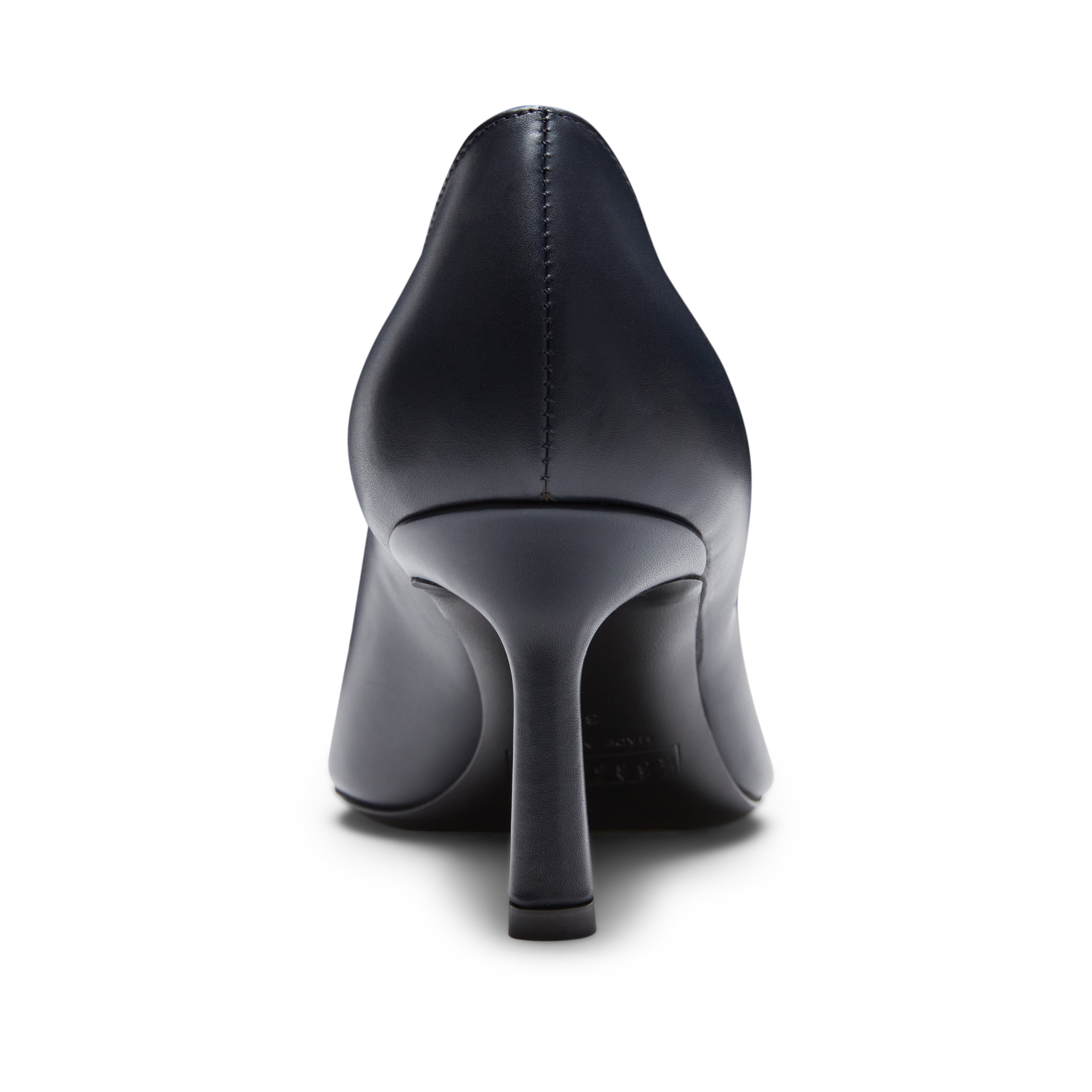 F.lli Rossetti Décolleté 67614 Pelle Nero Punta Sfilata