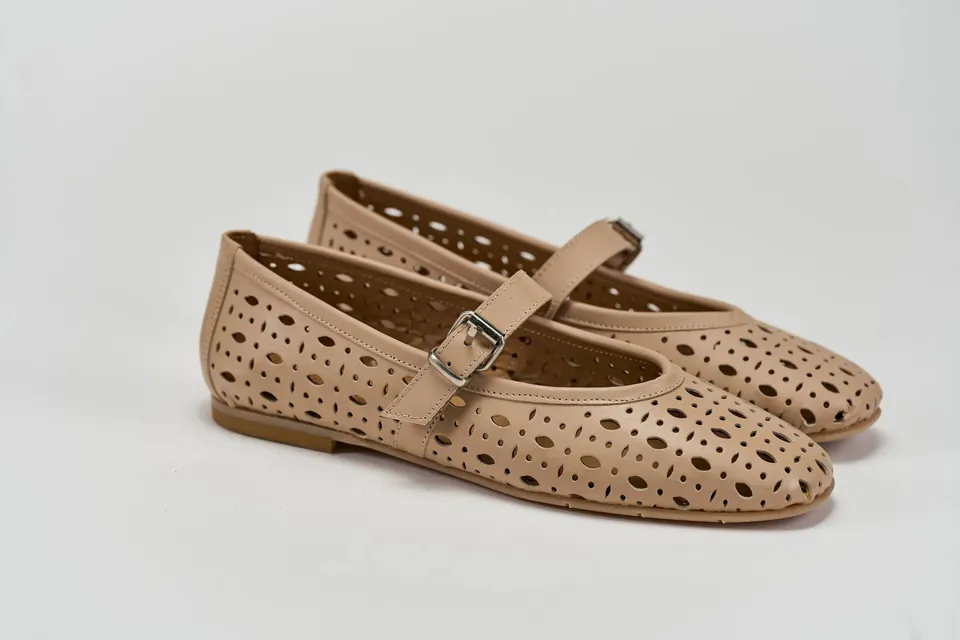 Sandro Barbera Ambra 12 stringate donna nude traforate