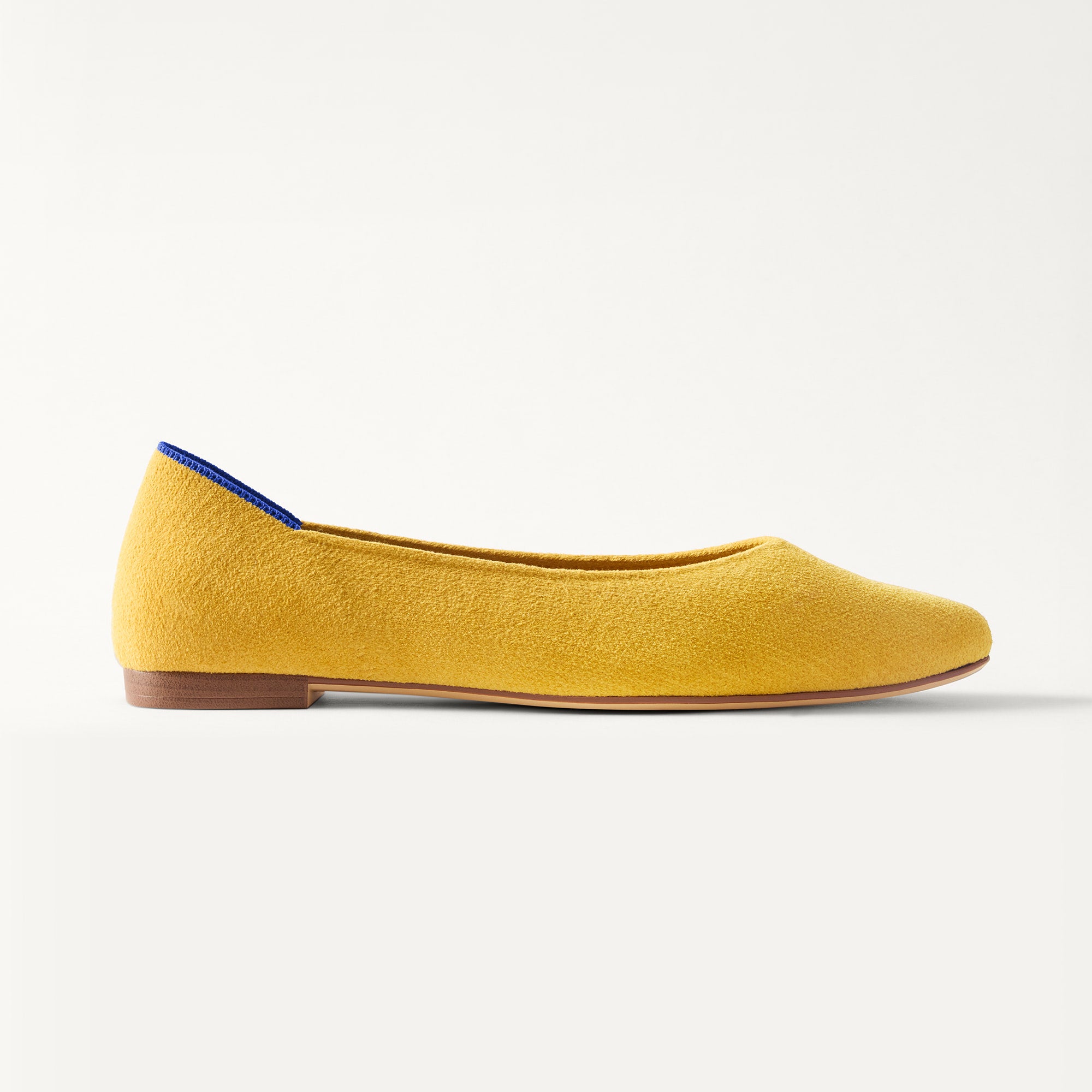 Rothy's The Point III ballerine giallo senape ReVelvet Saffron