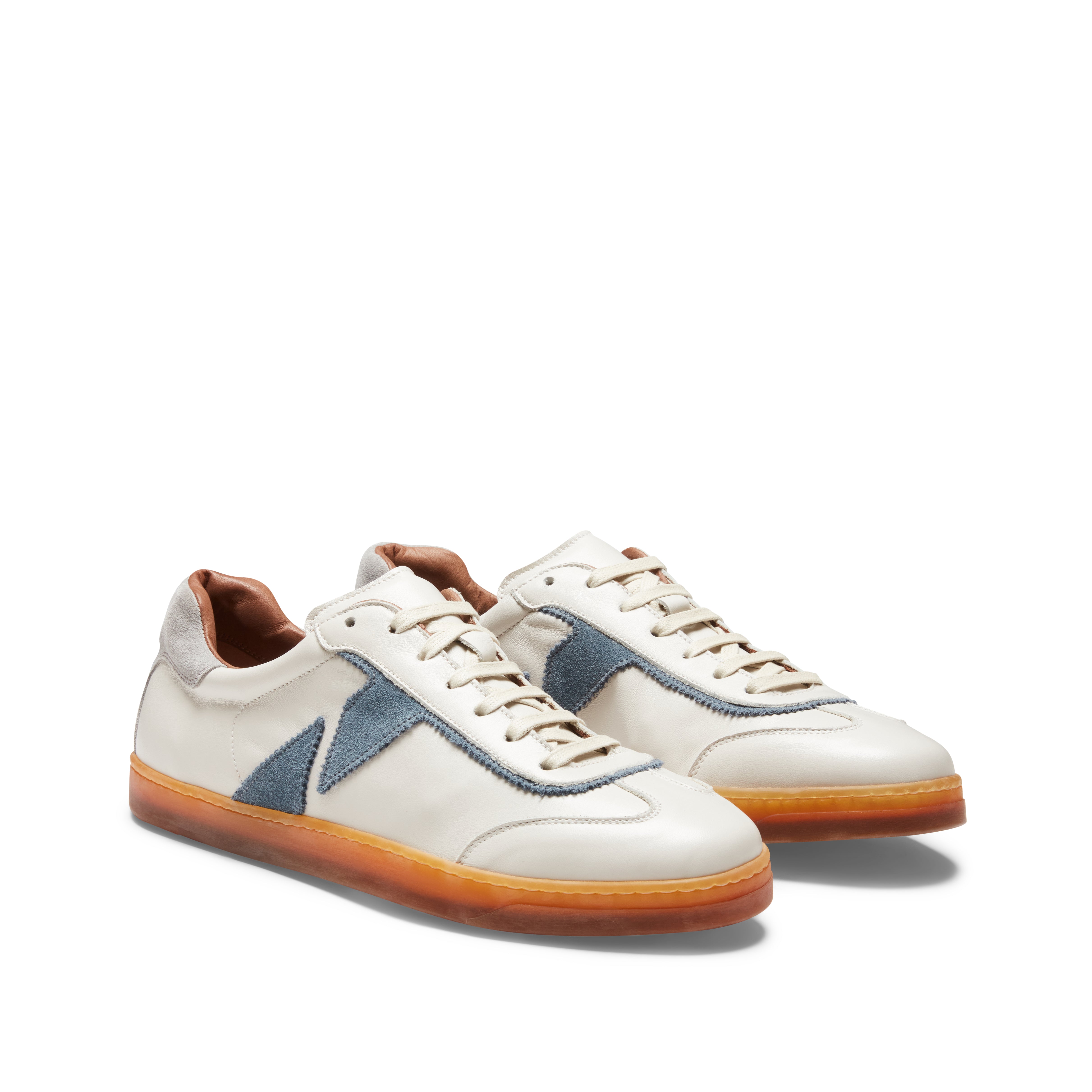 F.lli Rossetti One 47436 Sneaker Uomo Latte in Pelle