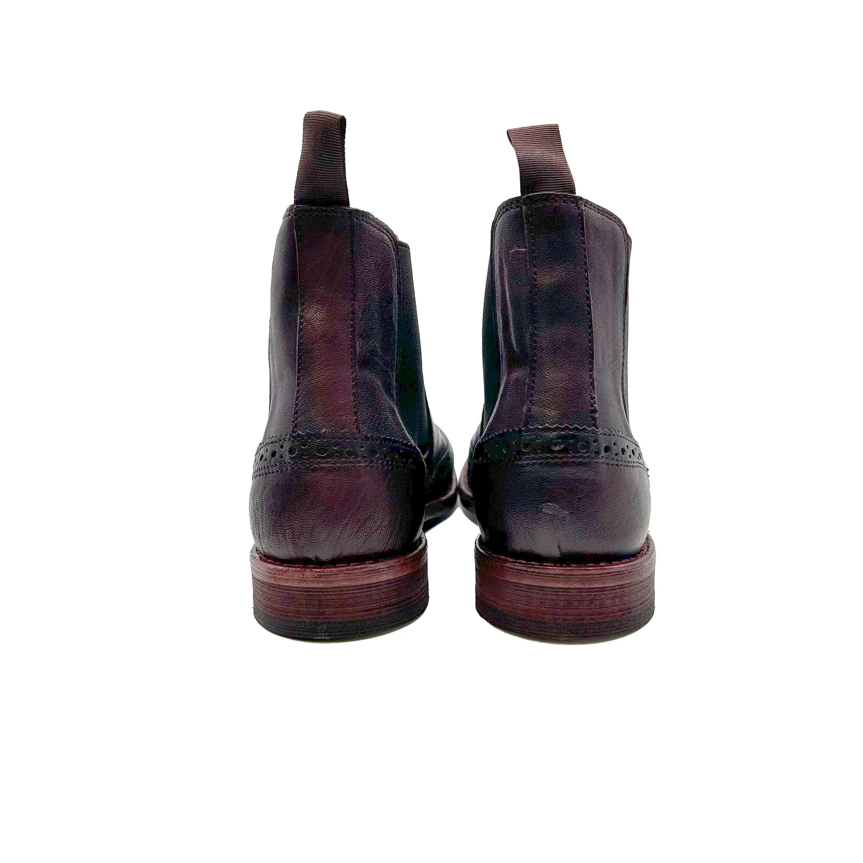 Sandro Barbera Stone Wax D34229 Stivaletti Donna Bordeaux
