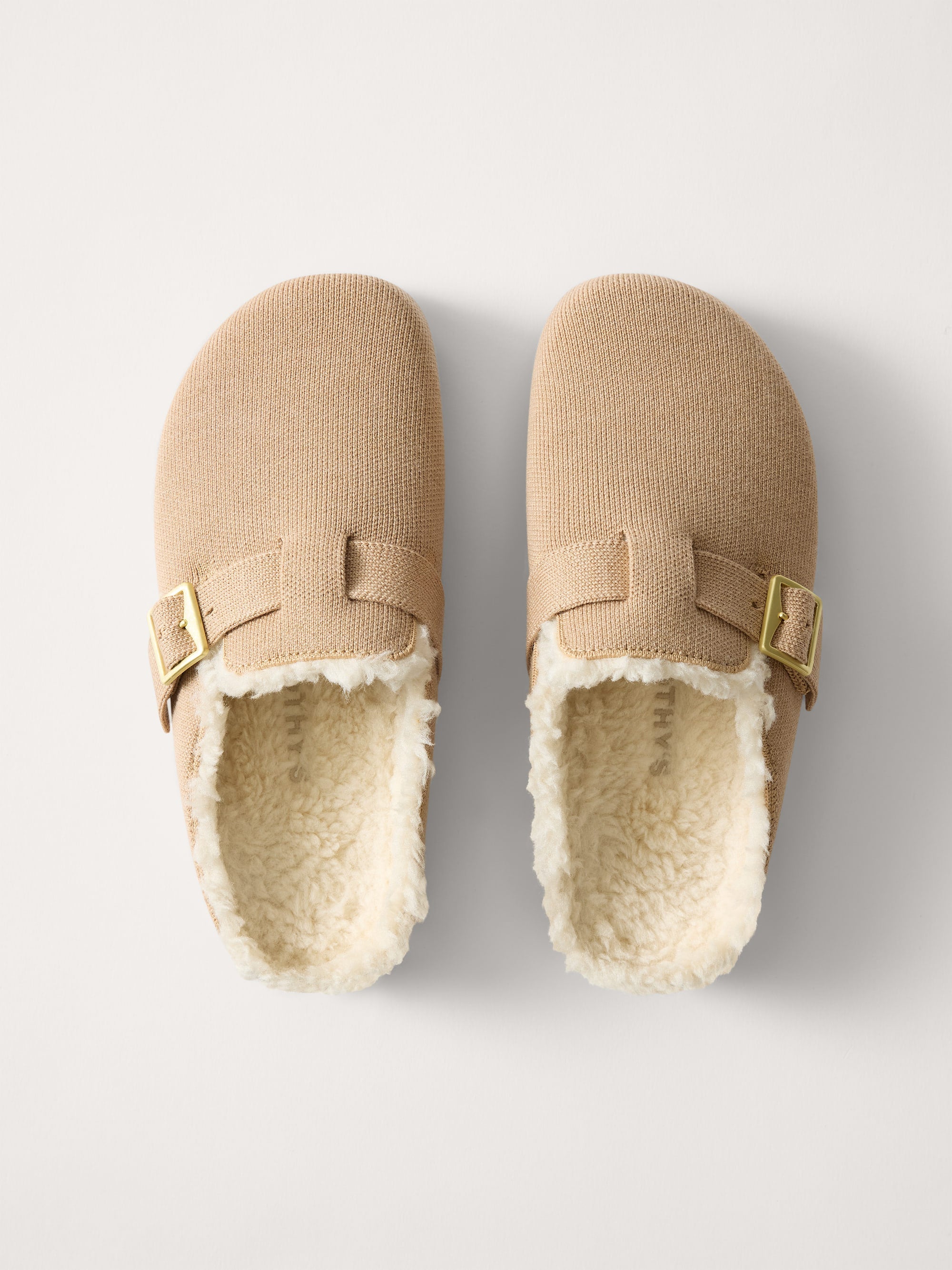 Rothy's The Teddy Buckle Clog zoccoli donna Honey lana merino
