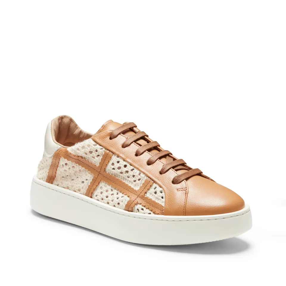 F.lli Rossetti 77207 sneaker donna tessuto avorio
