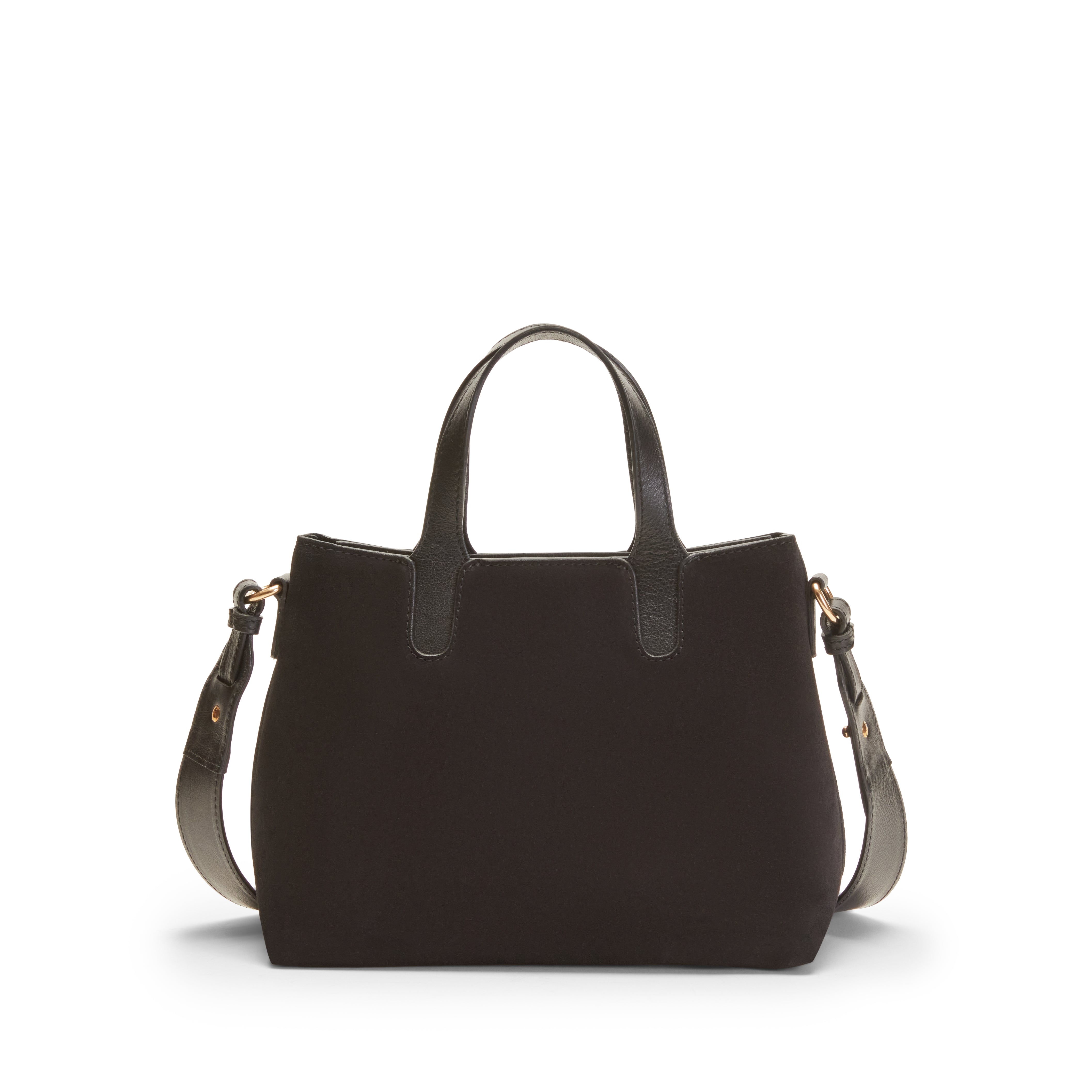F.lli Rossetti Hobo Tote Bag borsa donna nero pelle scamosciata