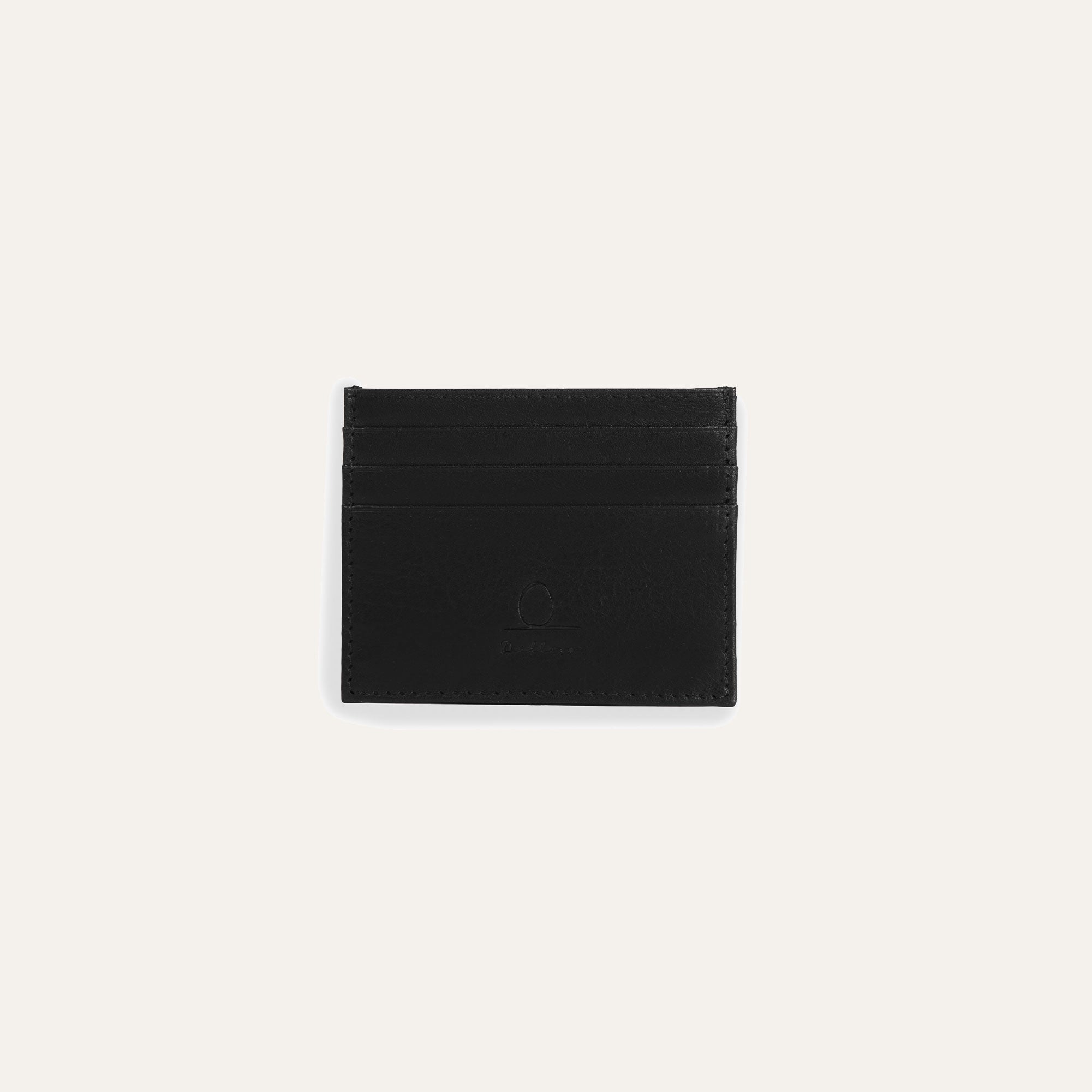 Dellovo Fortuna porta carte pelle nero 6 carte