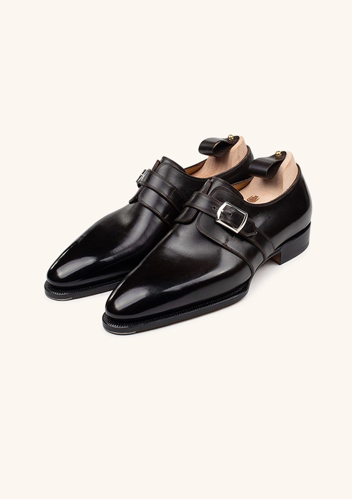 Stefano Bemer T2700 Monk Uomo Marrone Scuro Misura 42