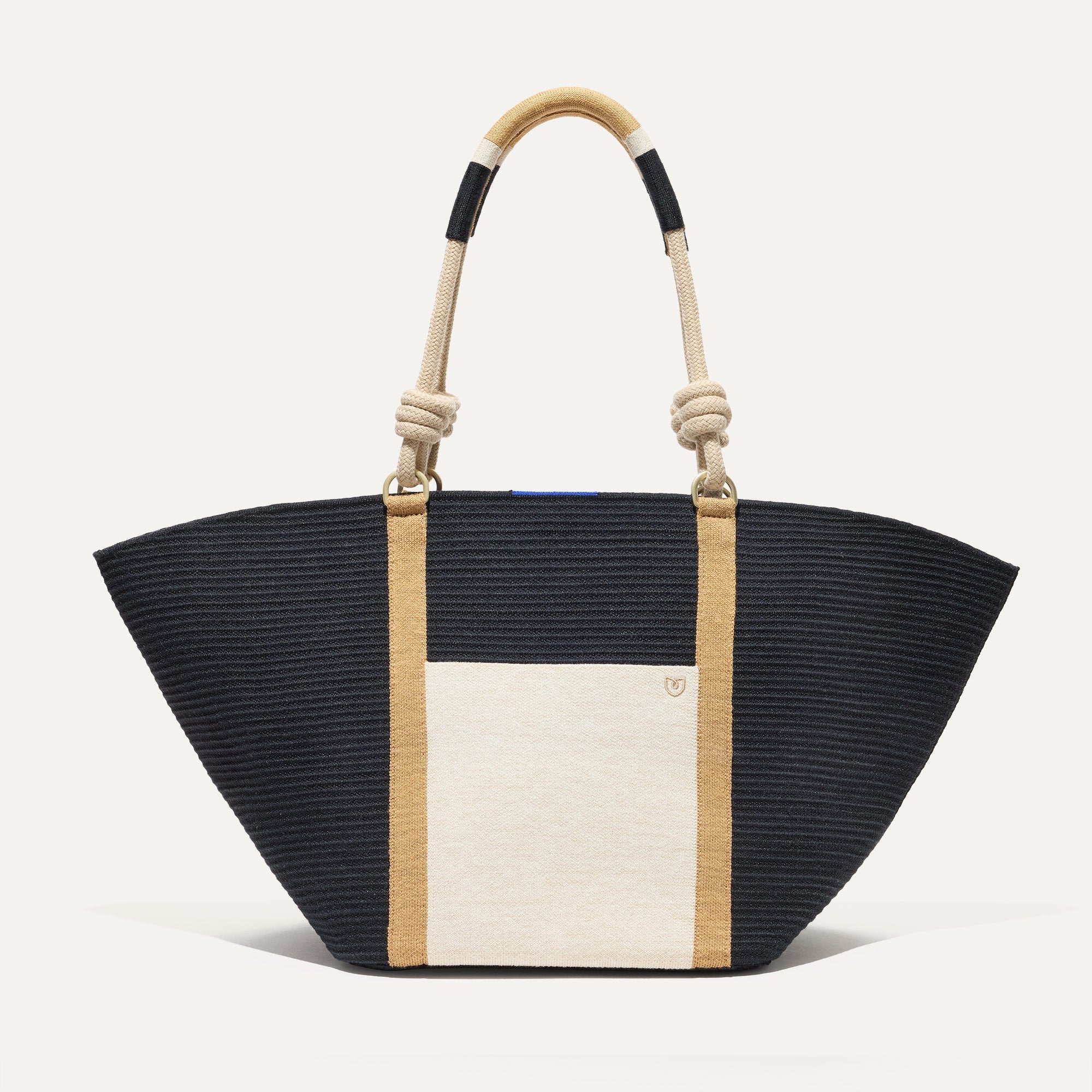 Rothy's The Summer Tote borsa Toffee Chevron estiva