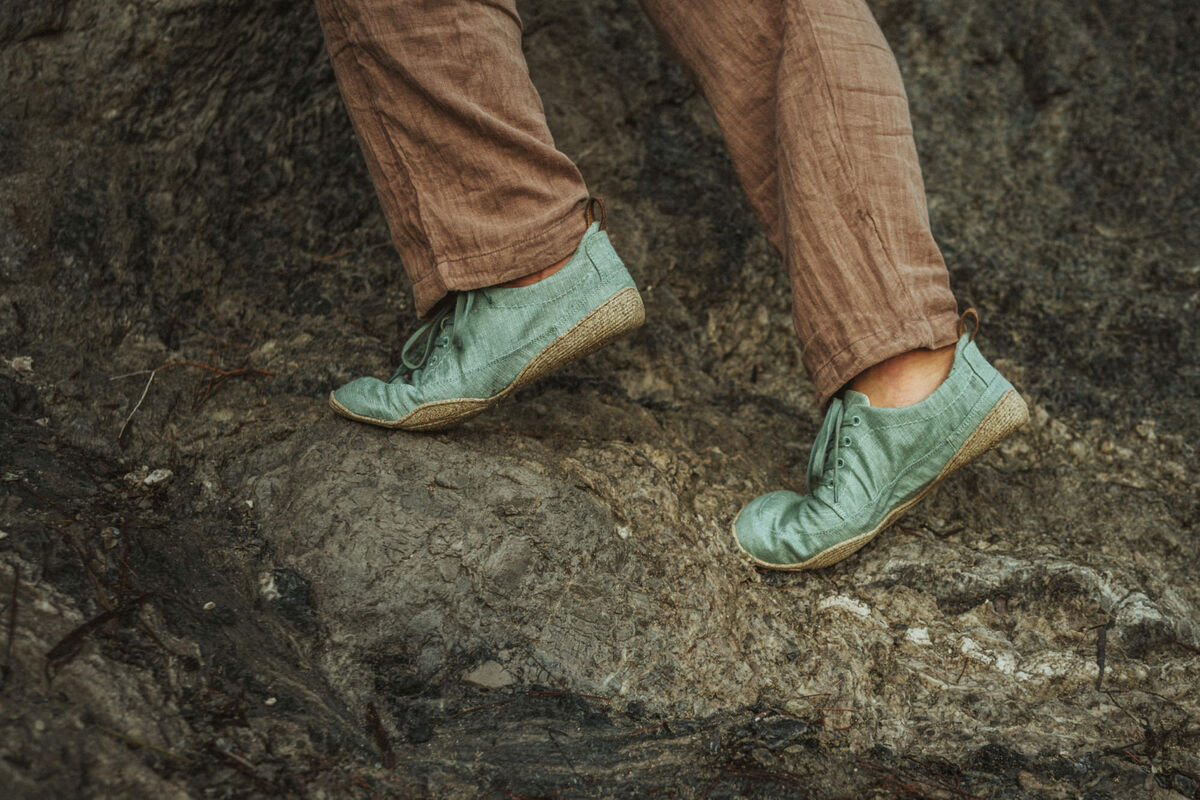 Wildling Shoes Lelin menthe sandali lino verdi EU 36-48