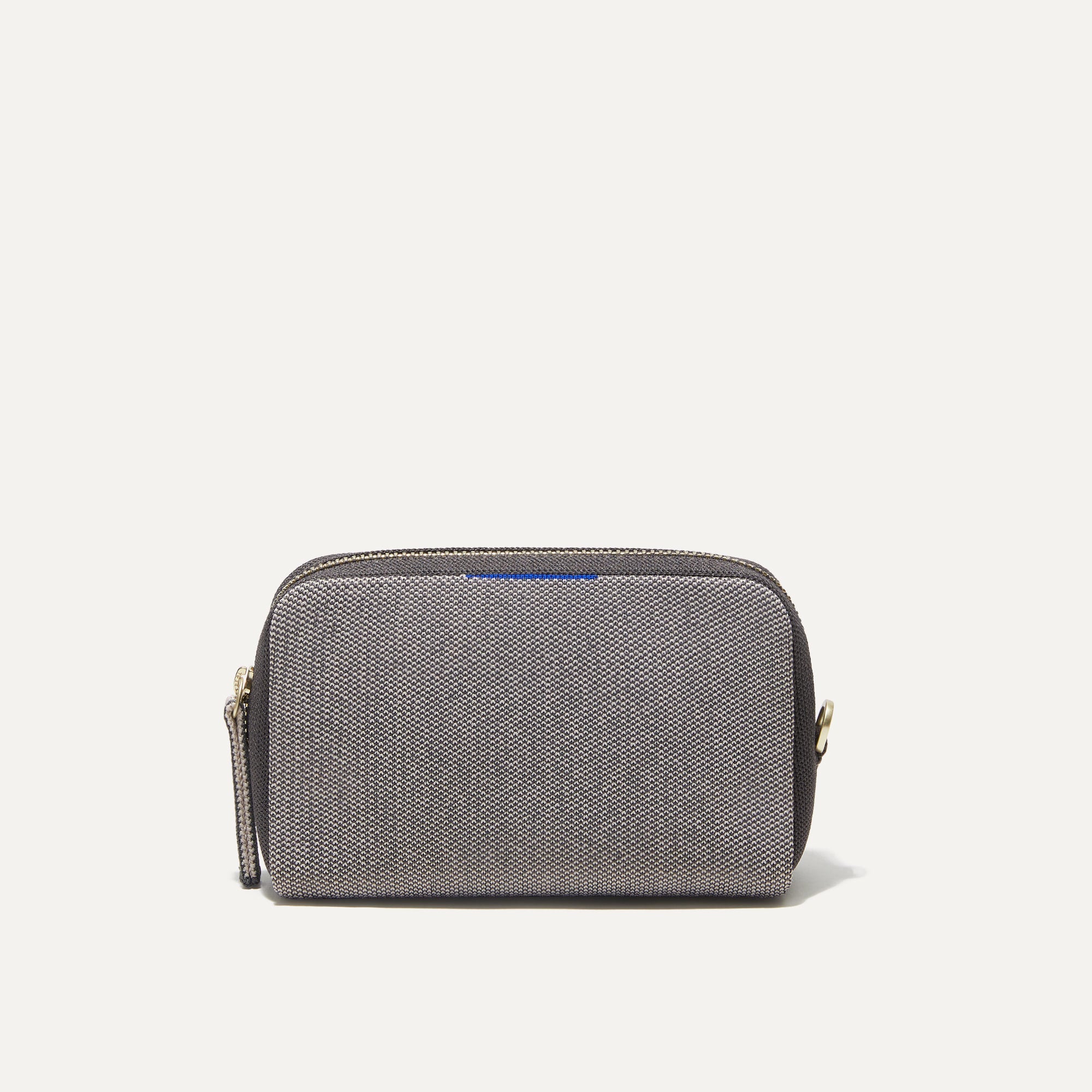 Rothy's Mini Universal Pouch Pochette Cream Black Plaid