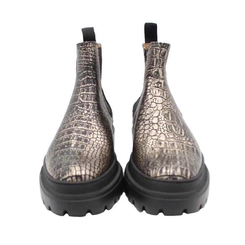 Sandro Barbera & Figli 802 stivaletto chelsea cocco metal