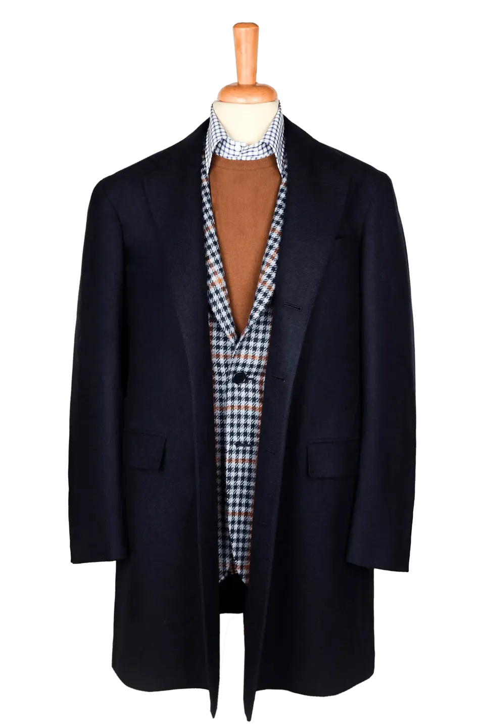Stefano Bemer Overcoats SV4004 cappotto lana blu