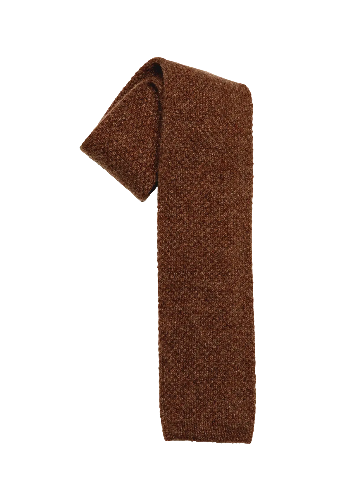 Stefano Bemer Ties cravatta lana marrone 8 cm