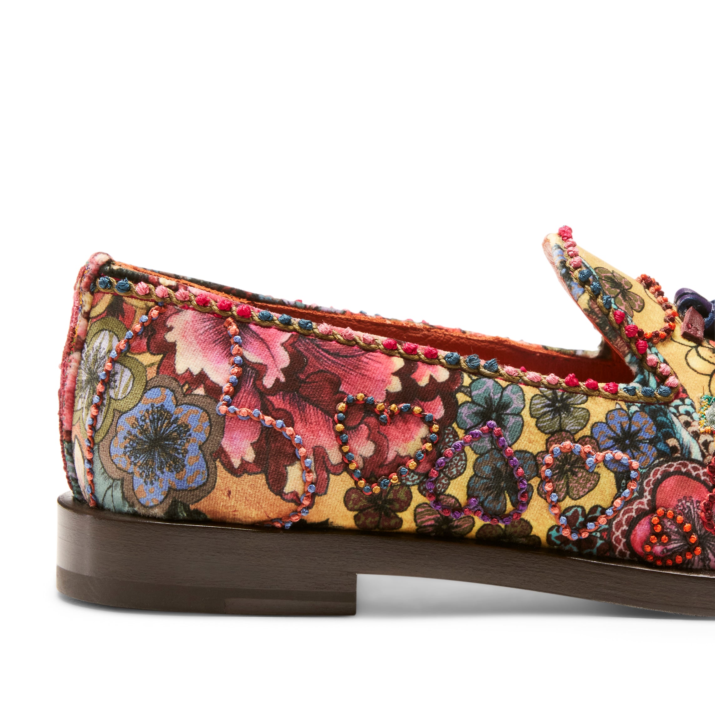 F.lli Rossetti Brera In Love mocassino donna velluto multicolor
