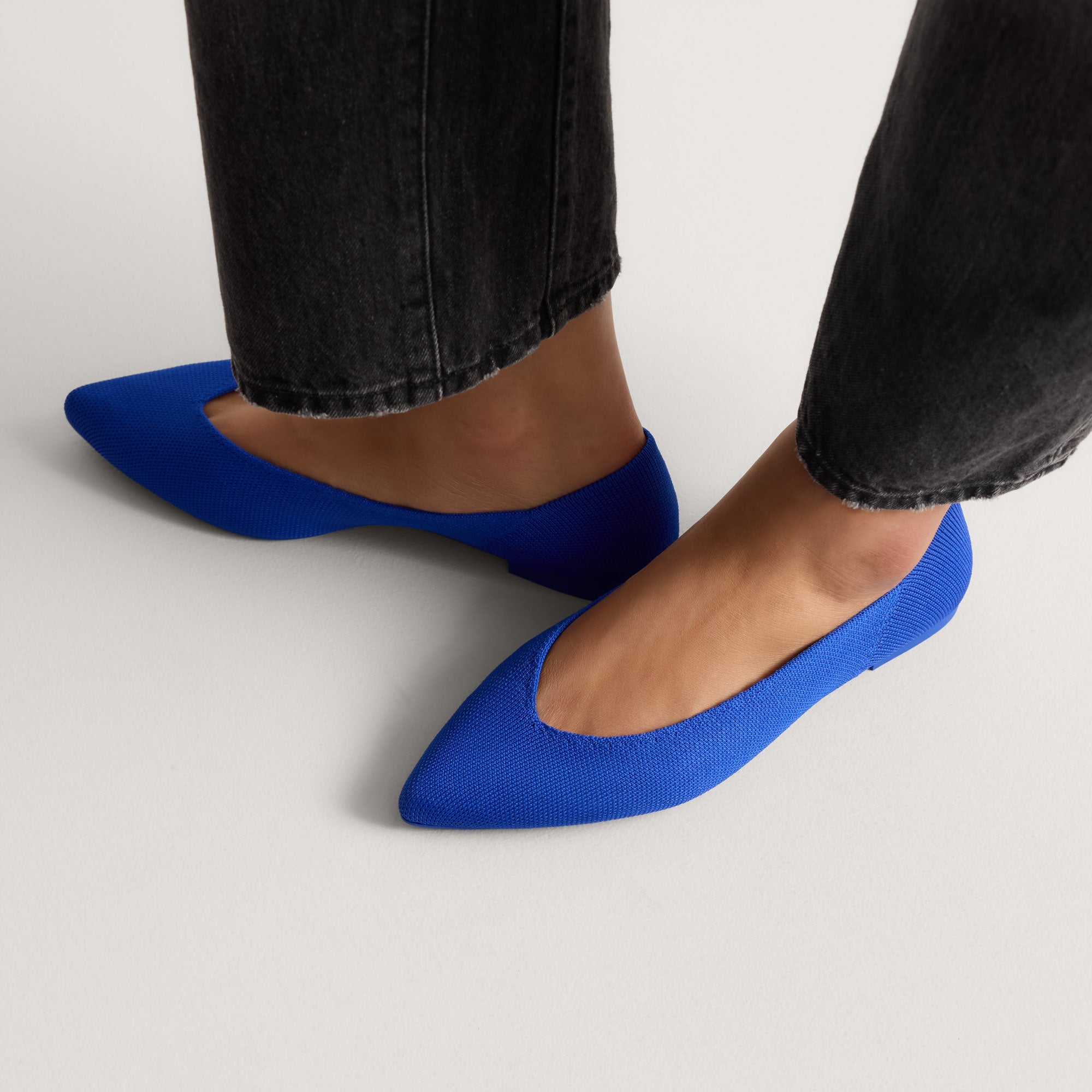 Rothy's The Point III ballerine blu Rothy's Blue punta
