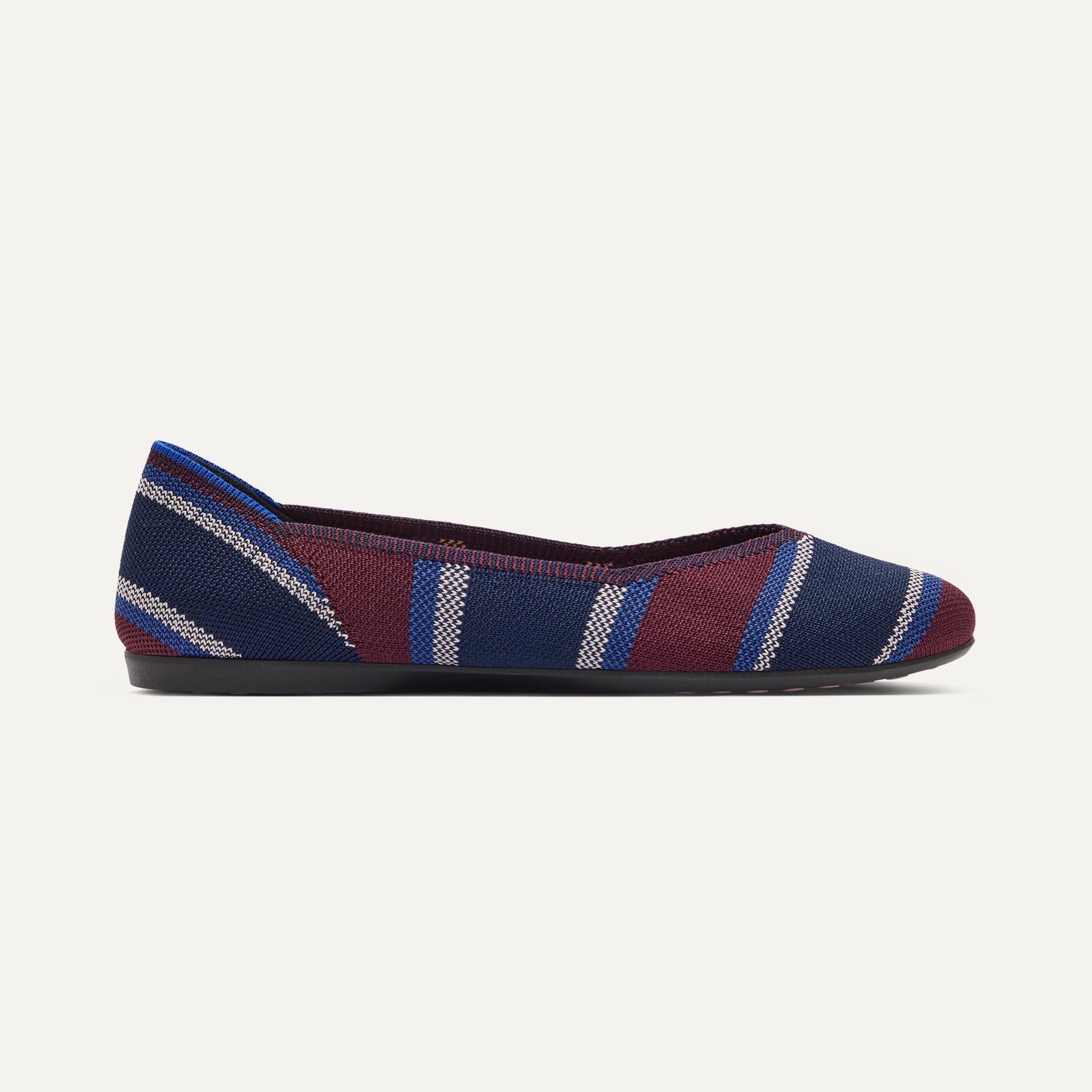 Rothy's The Daily Flat ballerine Fig Stripe maglia comoda