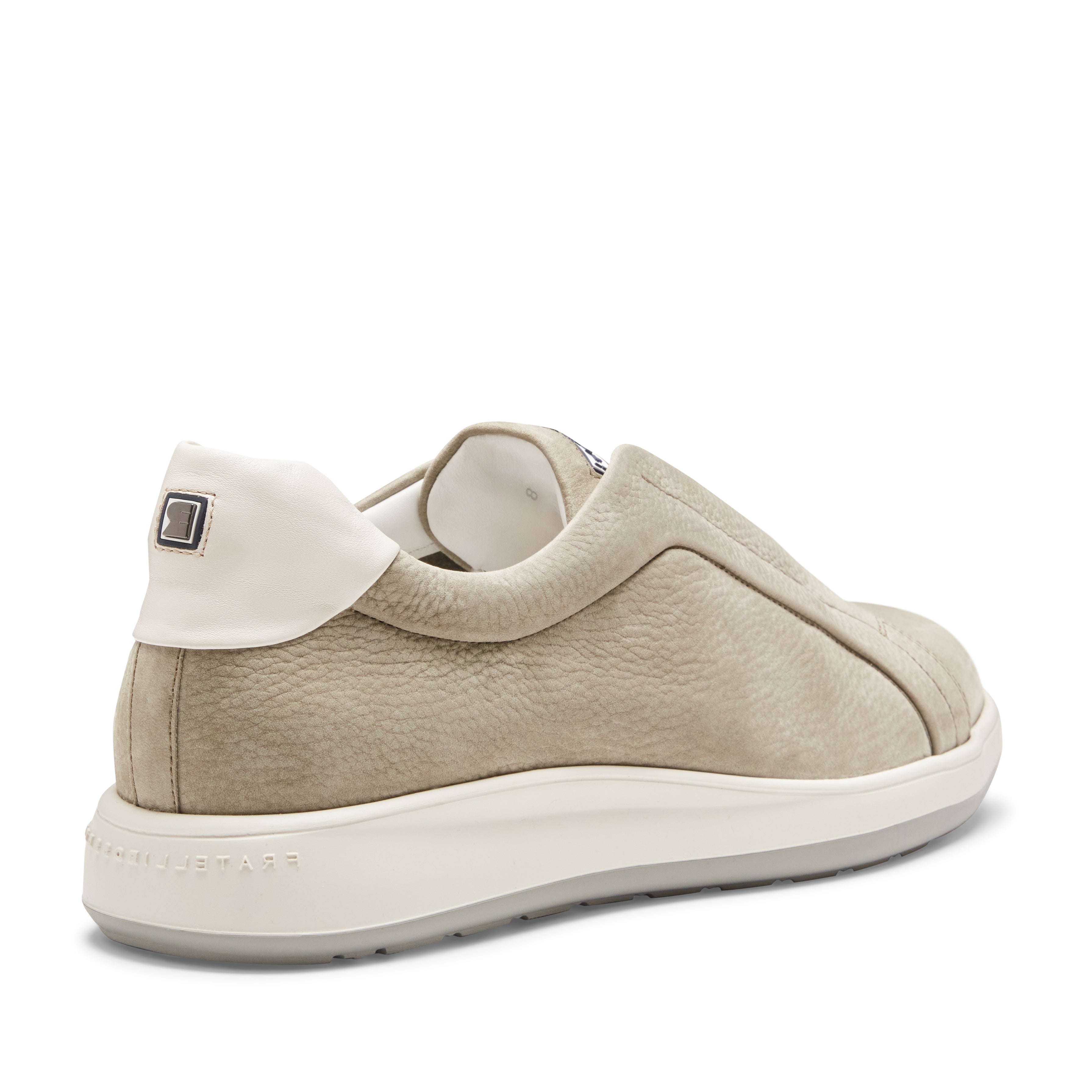 F.lli Rossetti 47114 Sneaker Uomo Nabuk Salvia Slip-On