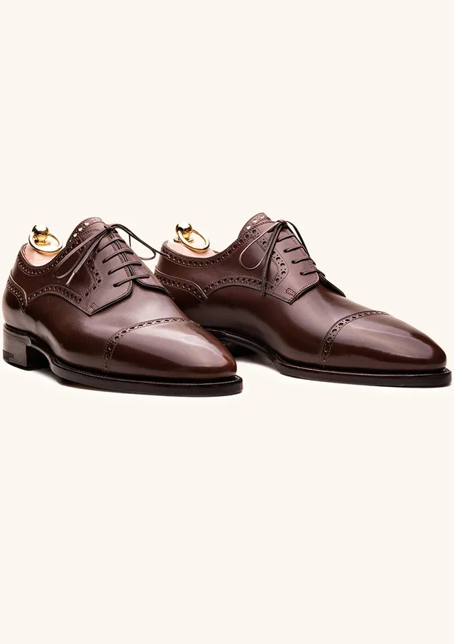 Stefano Bemer Derbies Derby Uomo Full Brogue Marrone C5320