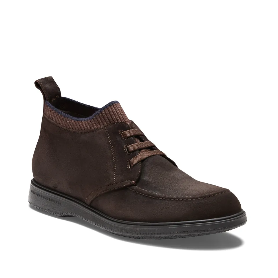 F.lli Rossetti 47511 Polacco Stringato Uomo Cacao Suede