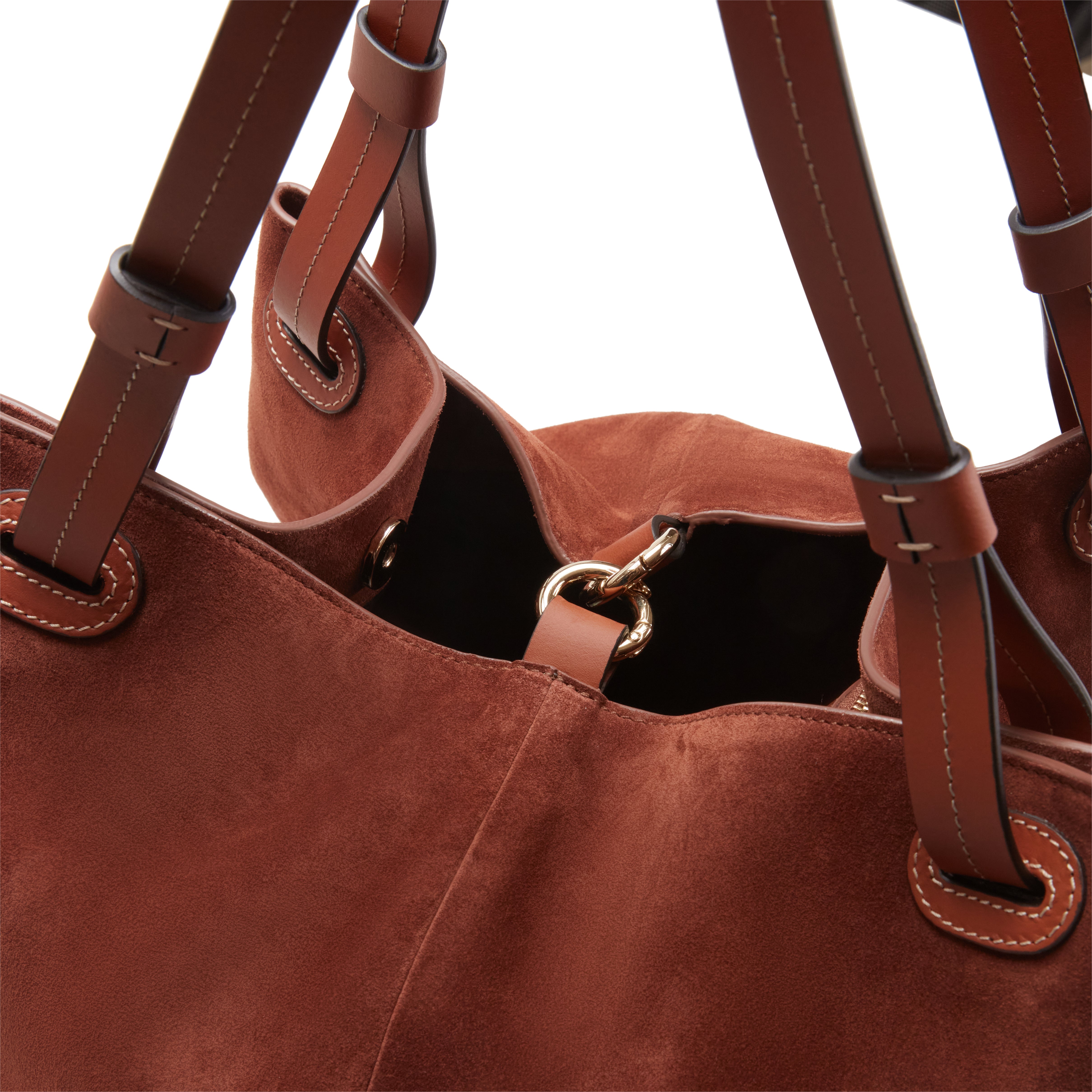 F.lli Rossetti Royal Tote Bag Donna Scamosciata Cognac