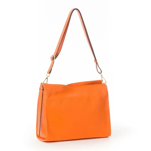 Sandro Barbera & Figli C17 borsa pelle arancione bottalato
