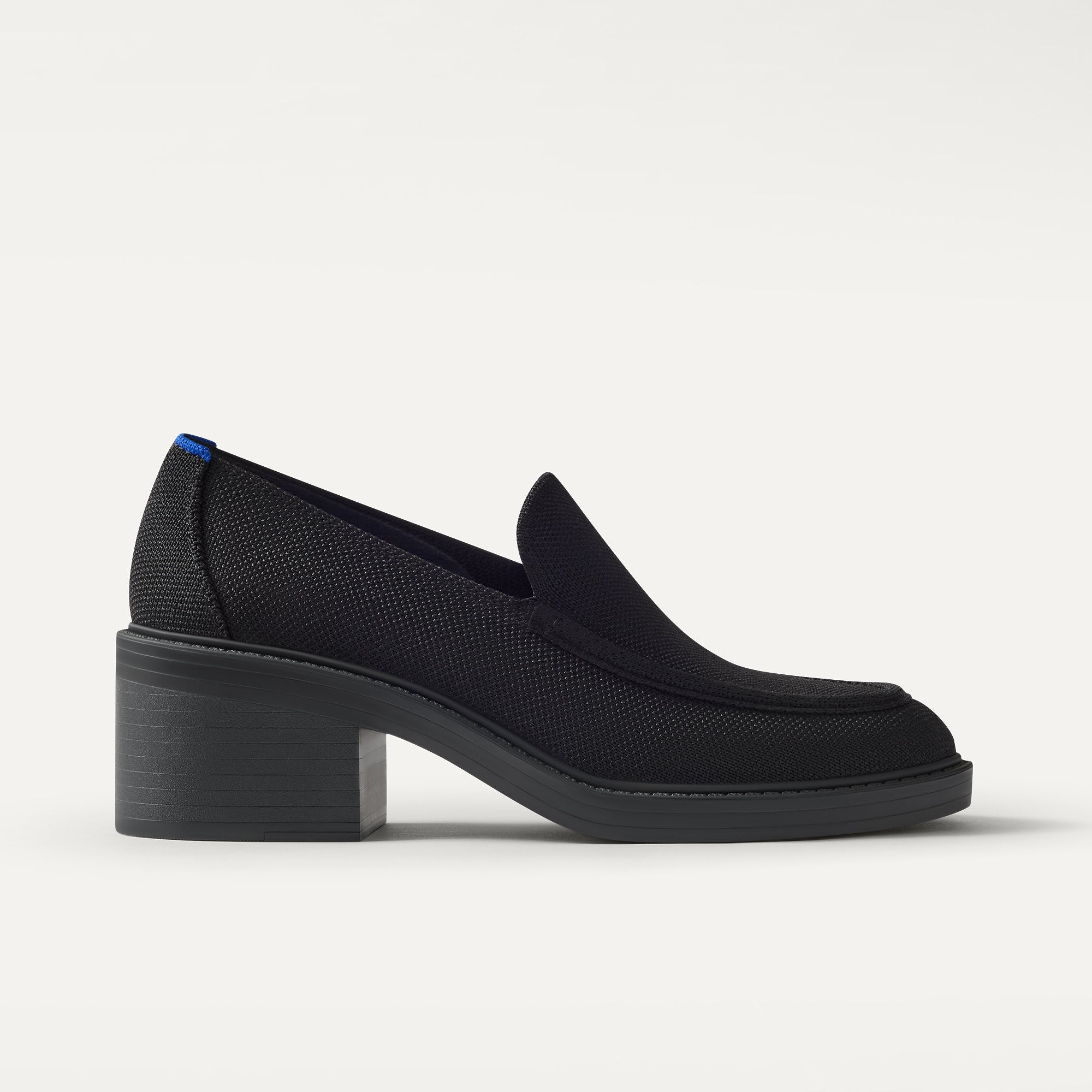 Rothy's The Block Heel Loafer mocassini Nero tacco