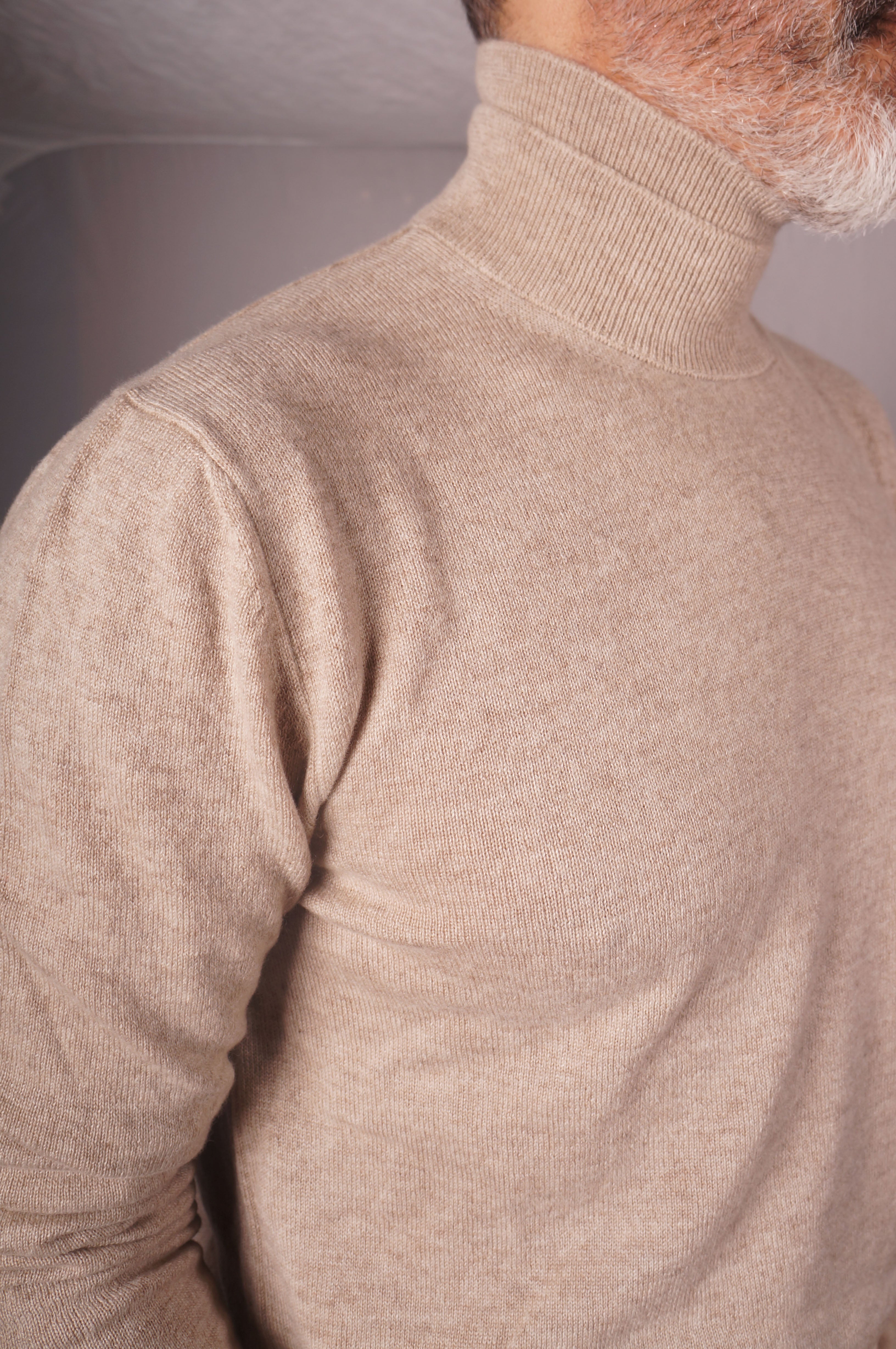 Stefano Bemer Knitwear W26SB202 maglione cashmere beige