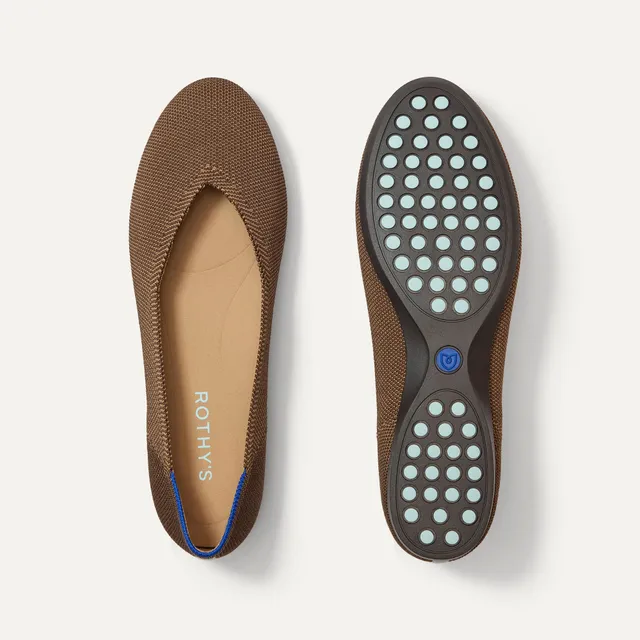 Rothy's The Daily Flat ballerine Minx marrone comode