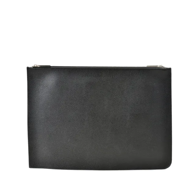 F.lli Rossetti Porta Documenti Pelle Nero Zip 35x25